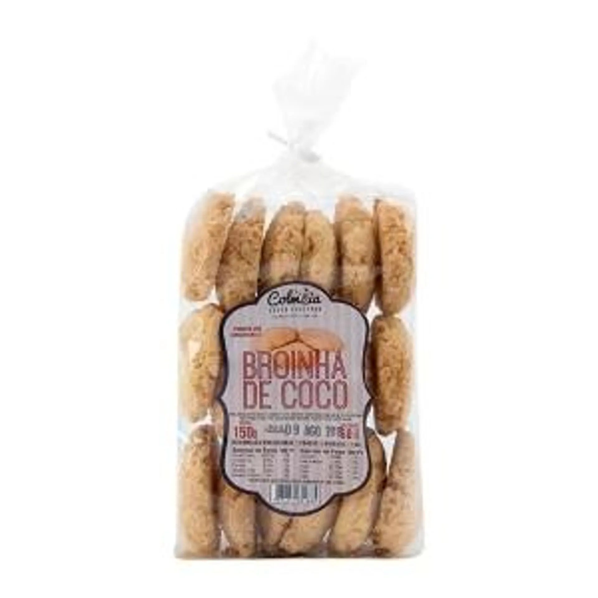 Broinha de Coco Caseira Colmeia 150g