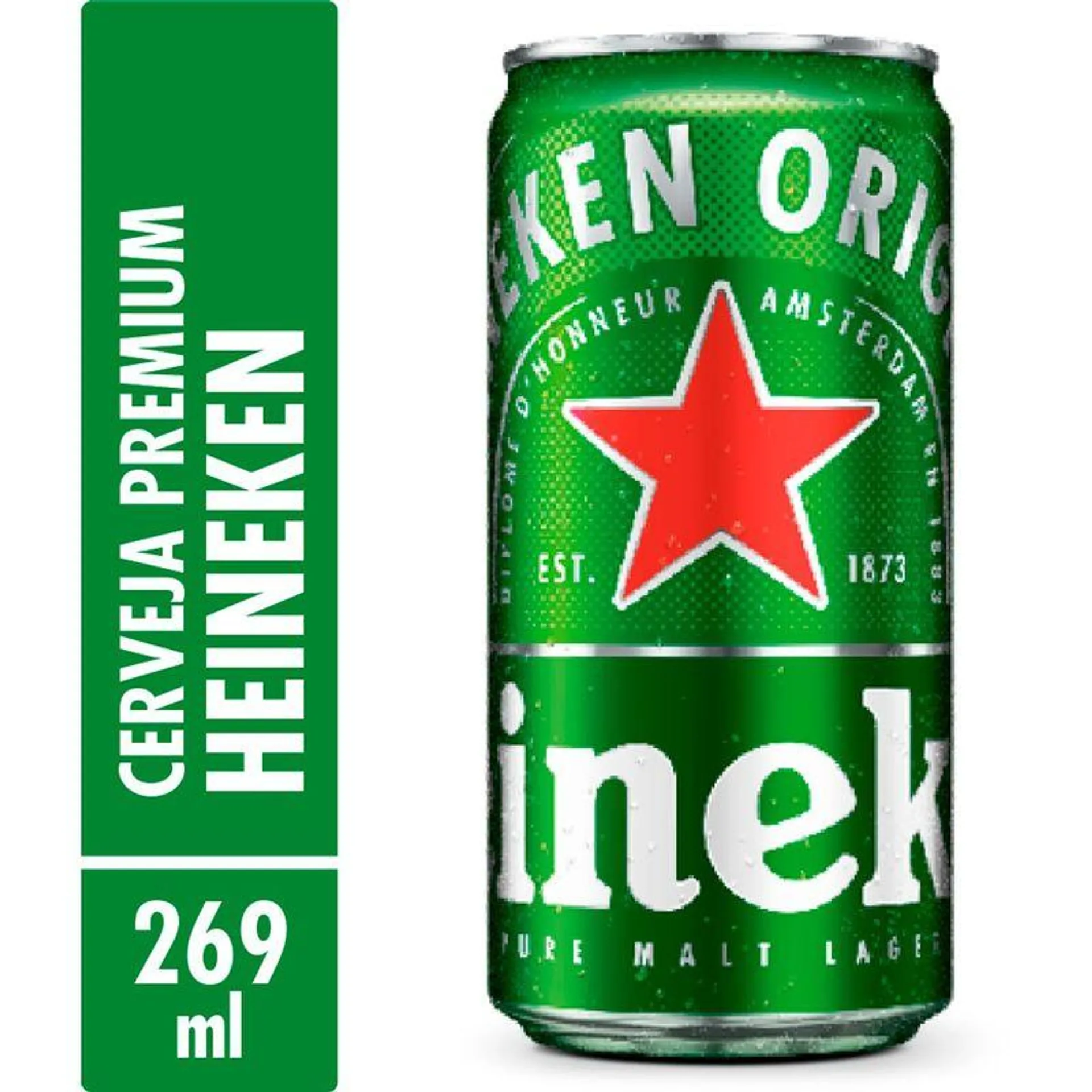 Cerveja Heineken Puro Malte 269ml