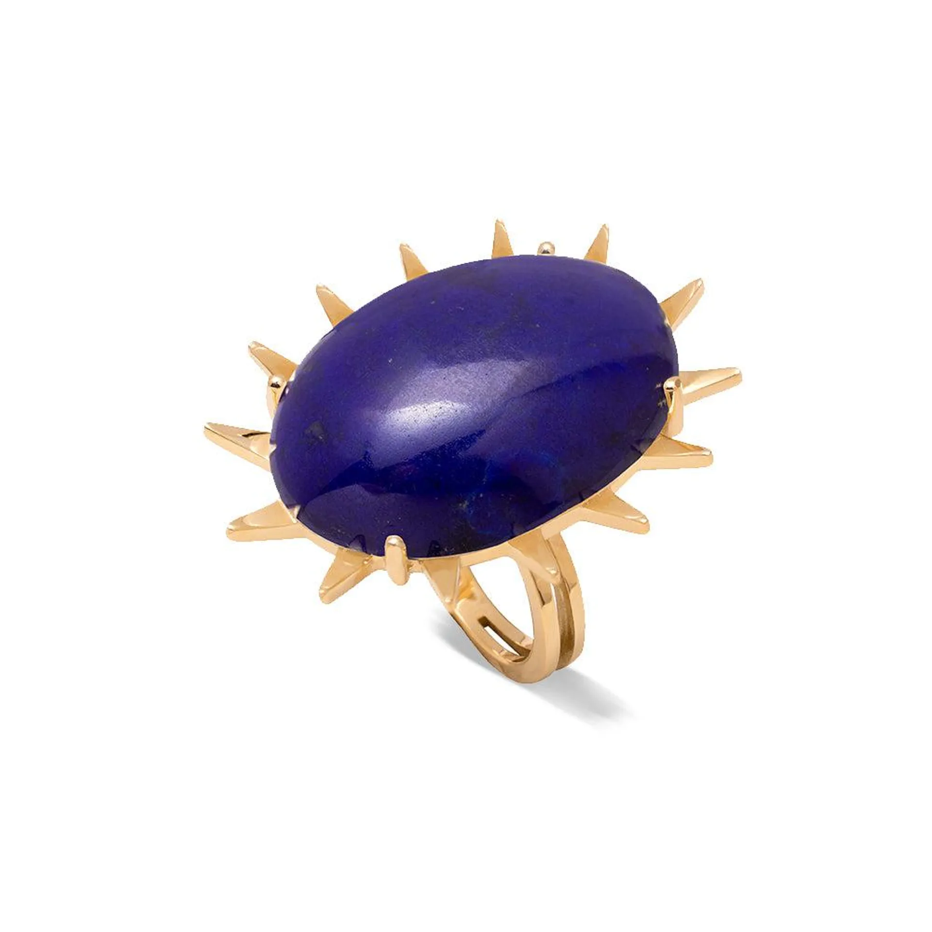 Anel Dolce Vita | Ouro Amarelo 18K com Lápis Lazuli