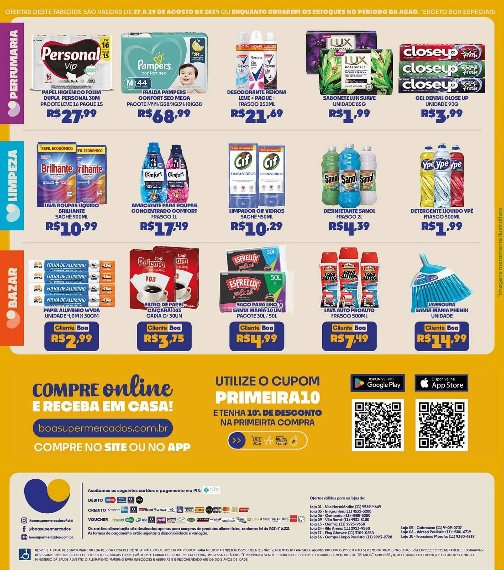 Encarte de Catálogo Boa Supermercados 27 de agosto até 29 de agosto 2024 - Pagina 3