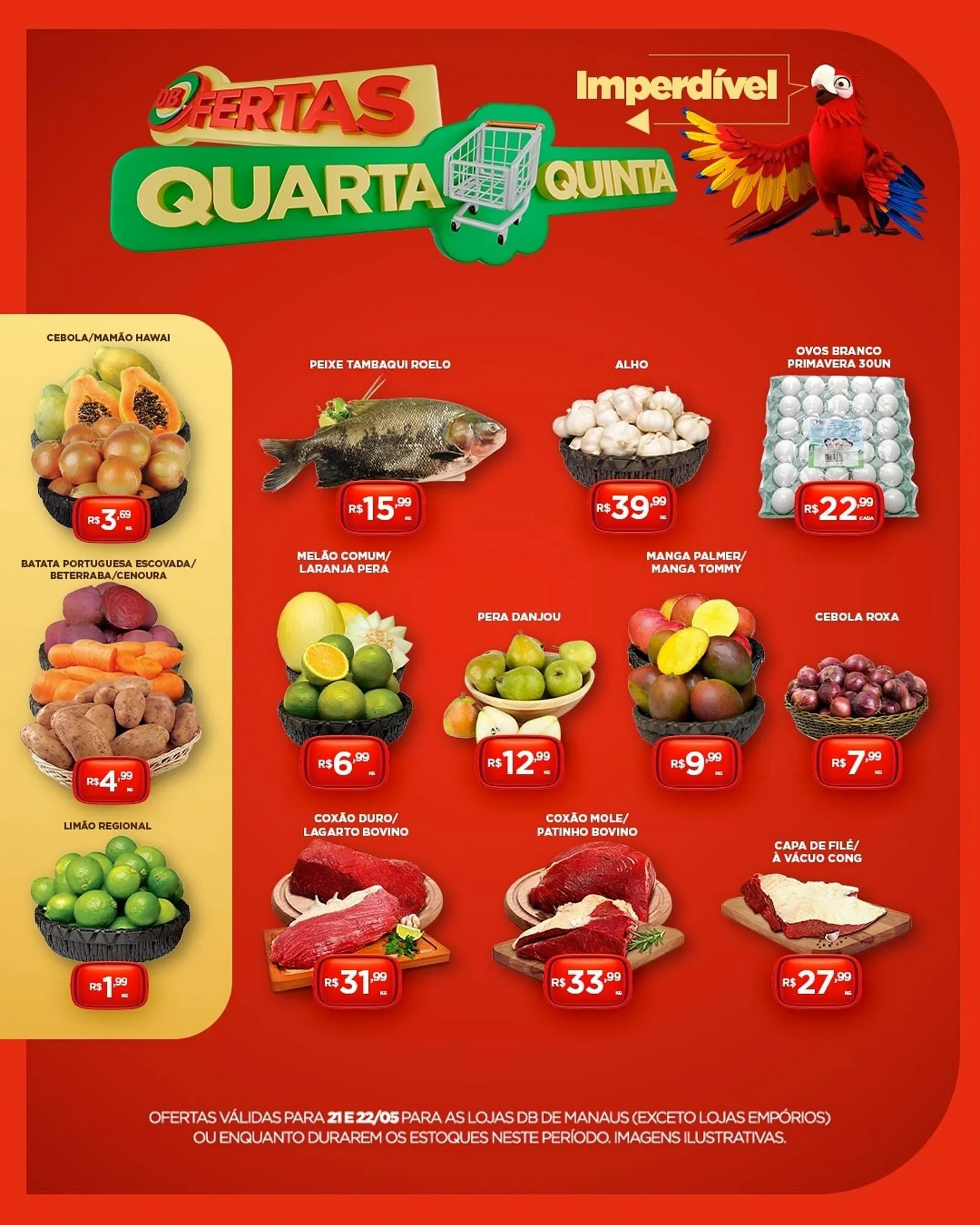 Encarte de Catálogo DB Supermercados 21 de maio até 22 de maio 2025 - Pagina 1