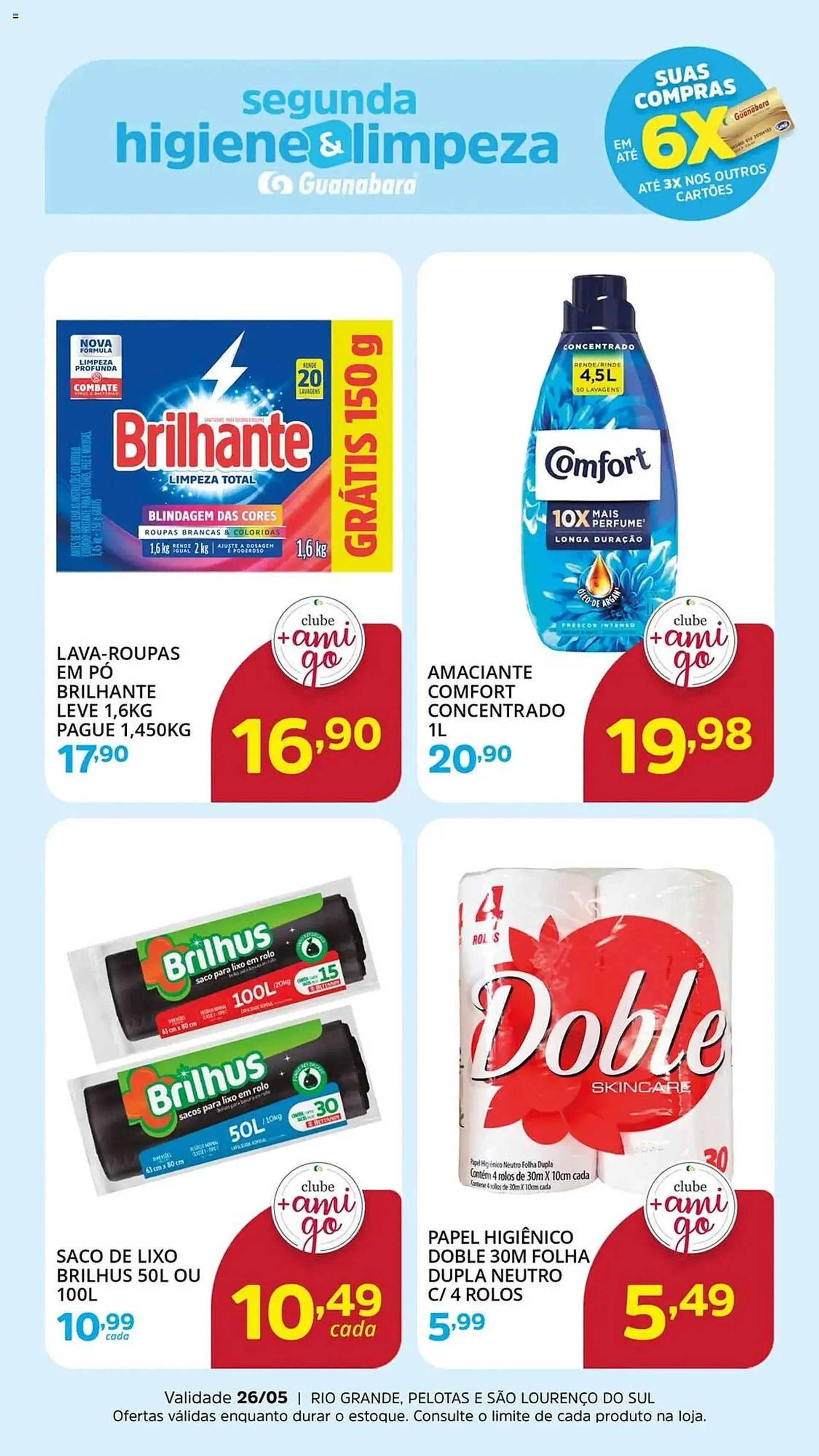 Encarte de Catálogo Supermercados Guanabara 26 de maio até 27 de maio 2025 - Pagina 1