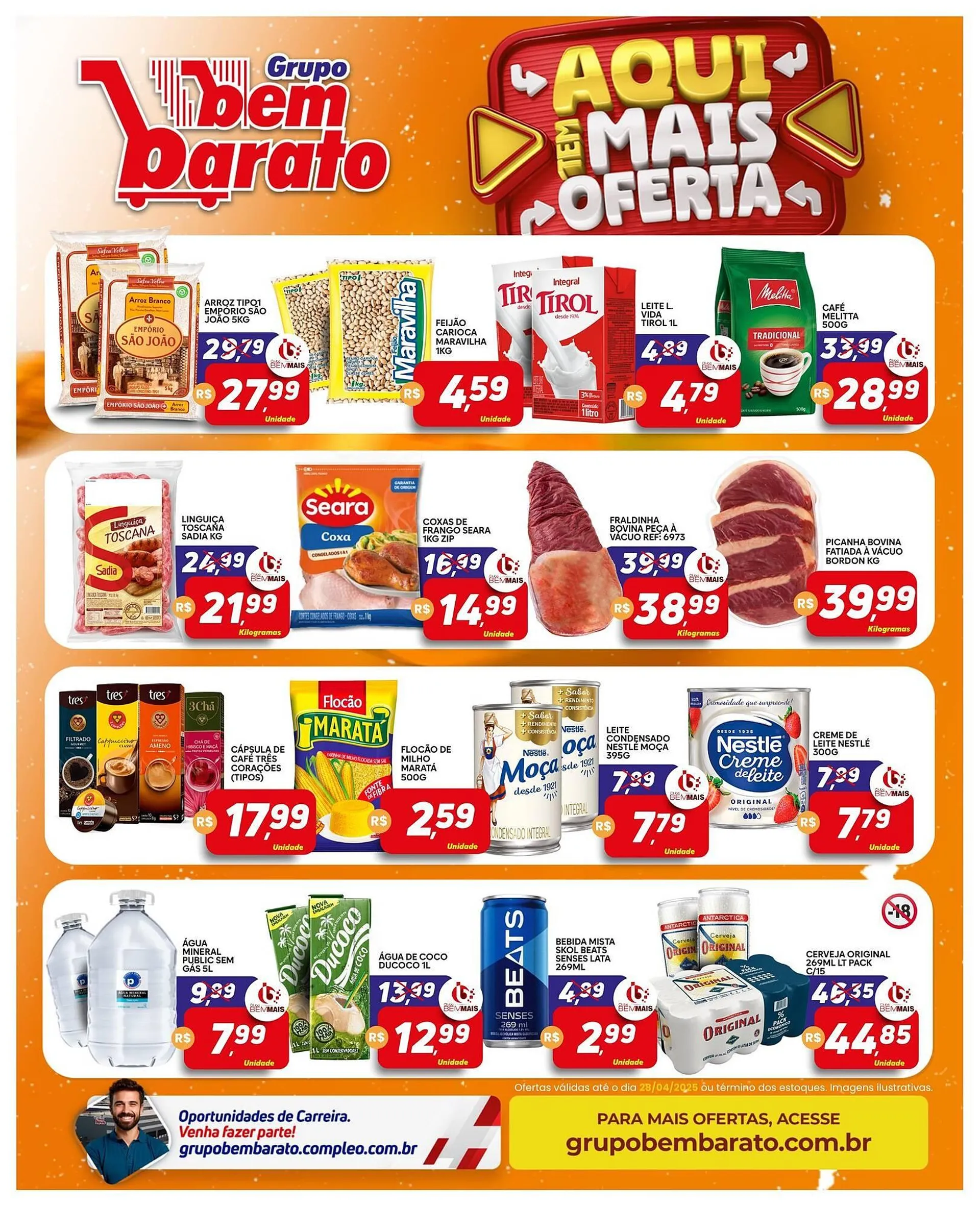 Encarte de Catálogo Supermercado Bem Barato 22 de abril até 28 de abril 2025 - Pagina 2