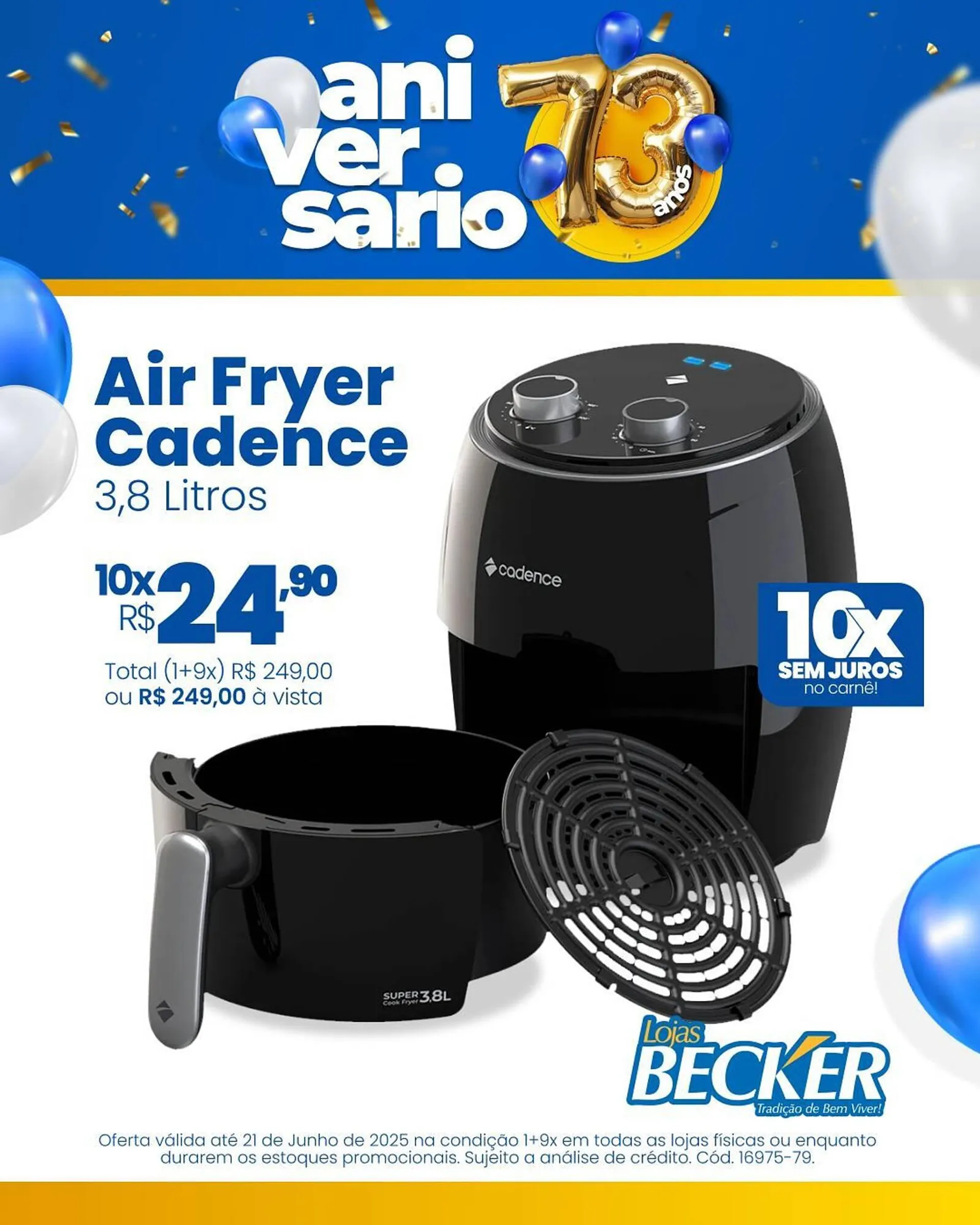Encarte de Catálogo Lojas Becker 18 de junho até 21 de junho 2025 - Pagina 1