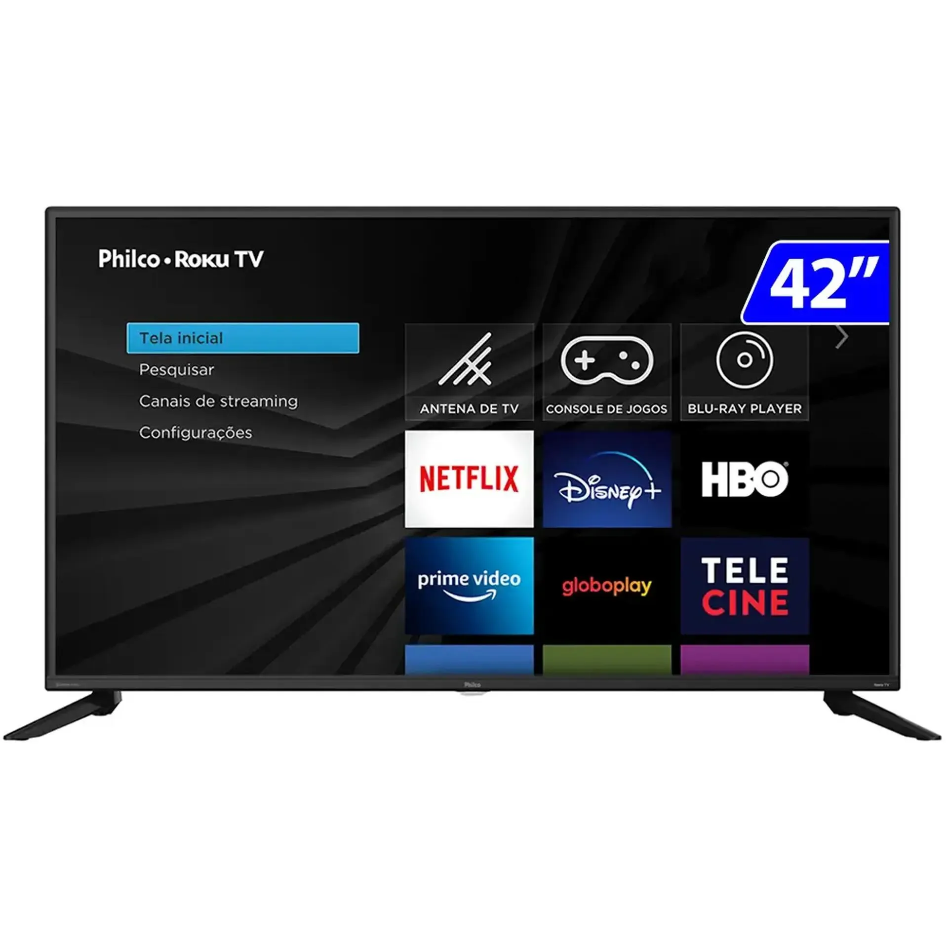 Smart TV Philco LED 42" Full HD Wi-Fi HDMI Dolby Áudio PTV42G52RCF