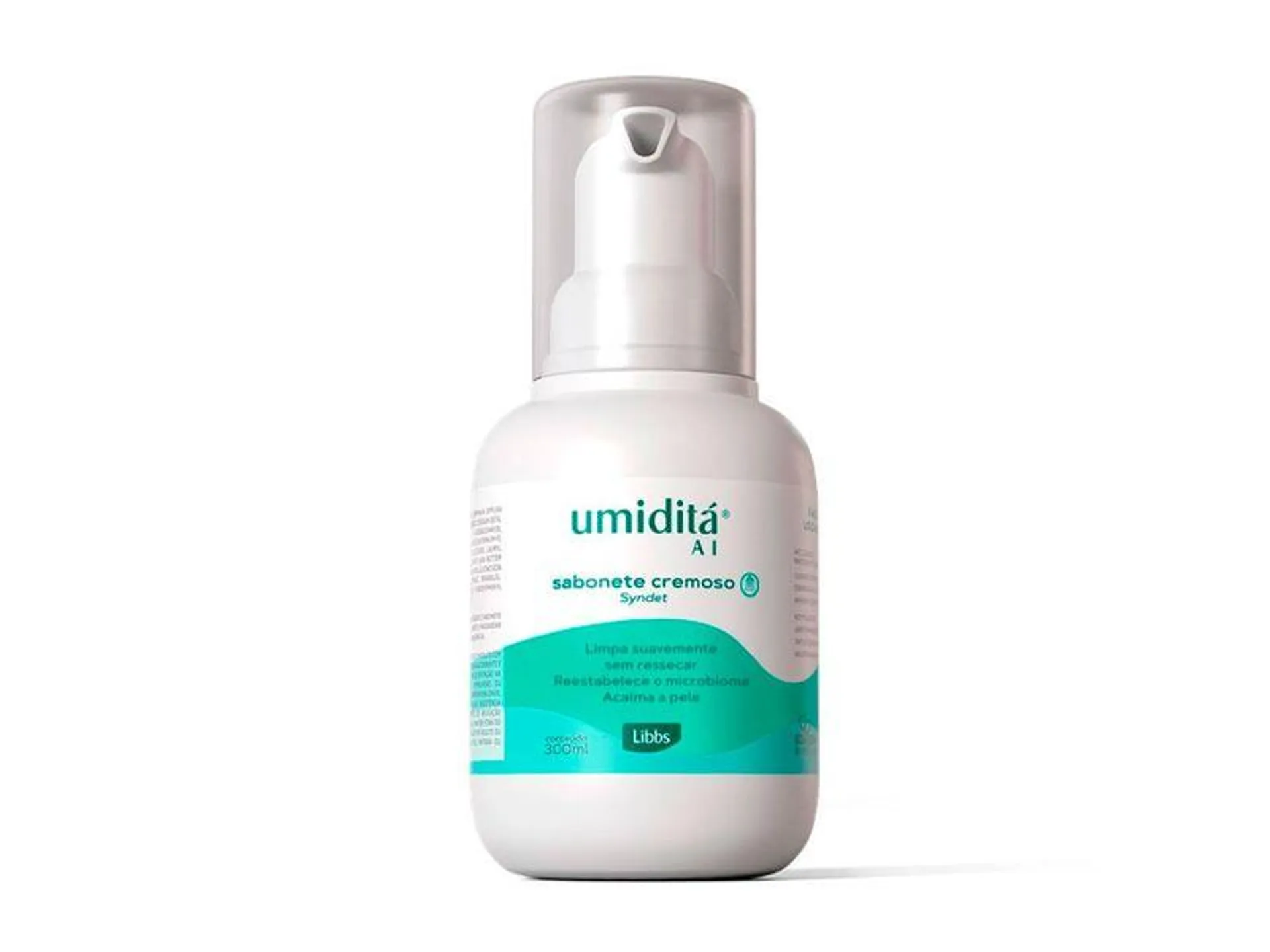 Sabonete Líquido Cremoso Facial e Corporal Umiditá AI Syndet 300ml