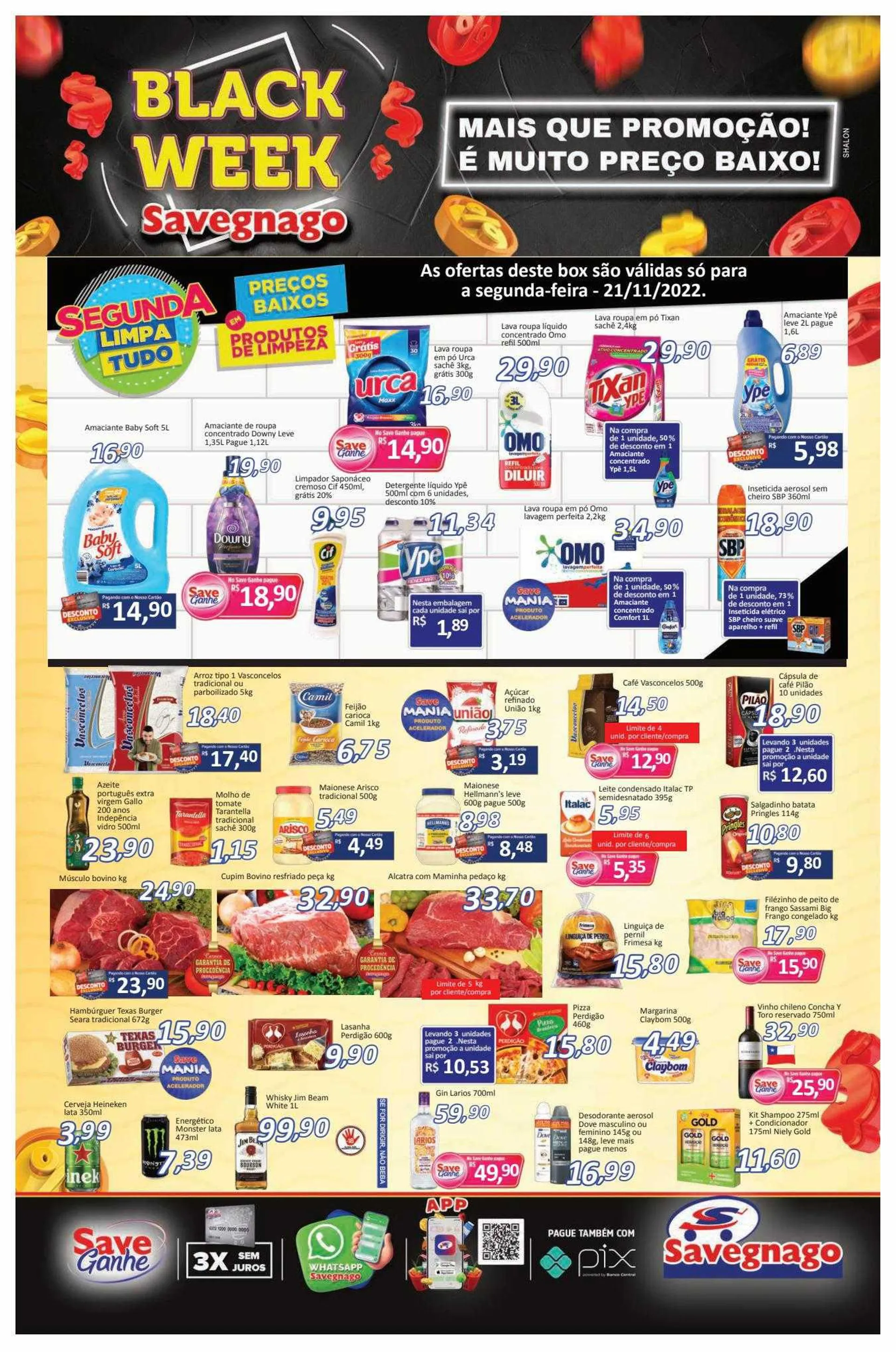 Encarte de Supermercados Savegnago Ofertas 27 de junho até 29 de junho 2024 - Pagina 1