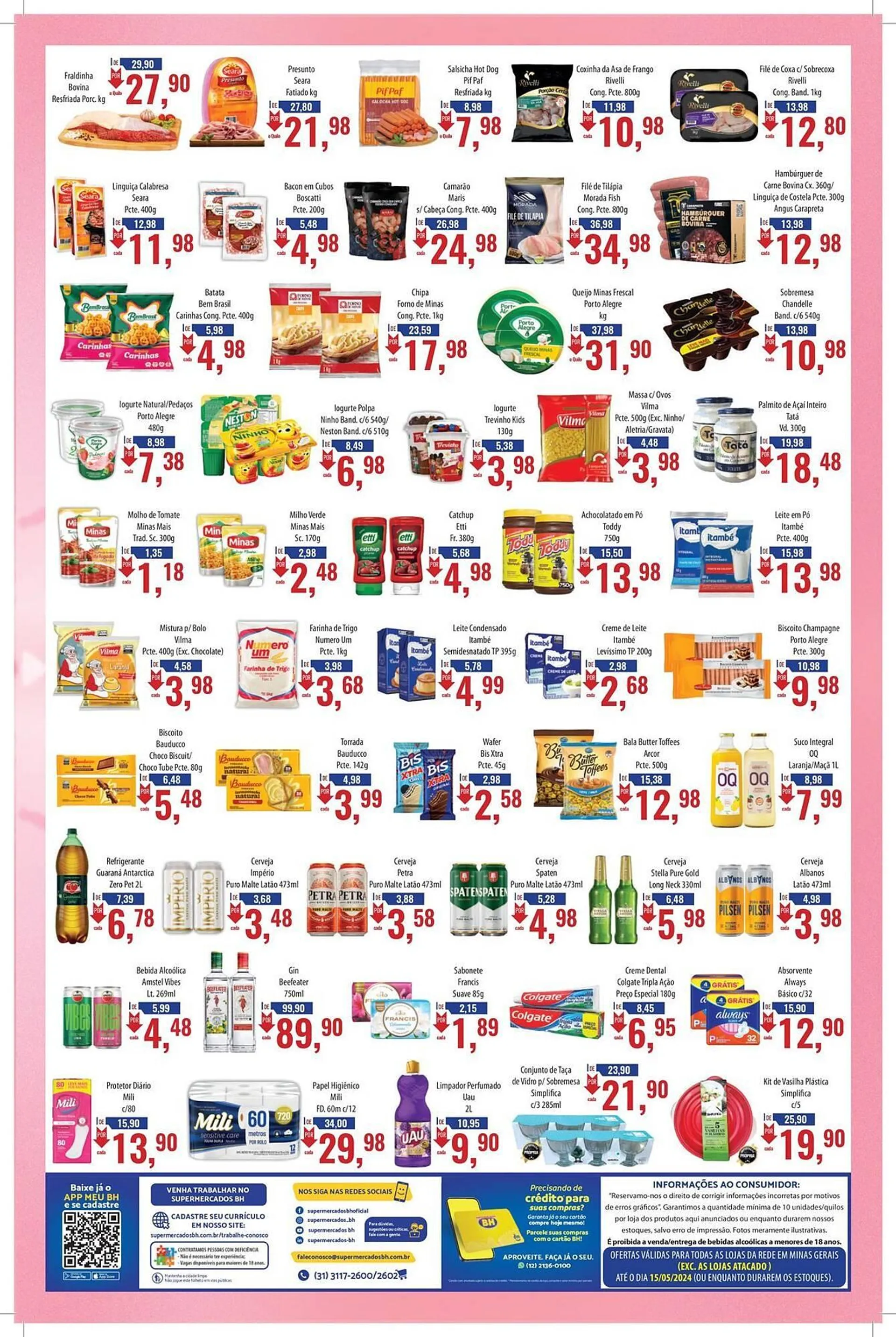 Encarte de Catálogo Supermercados BH 2 de maio até 15 de maio 2024 - Pagina 2