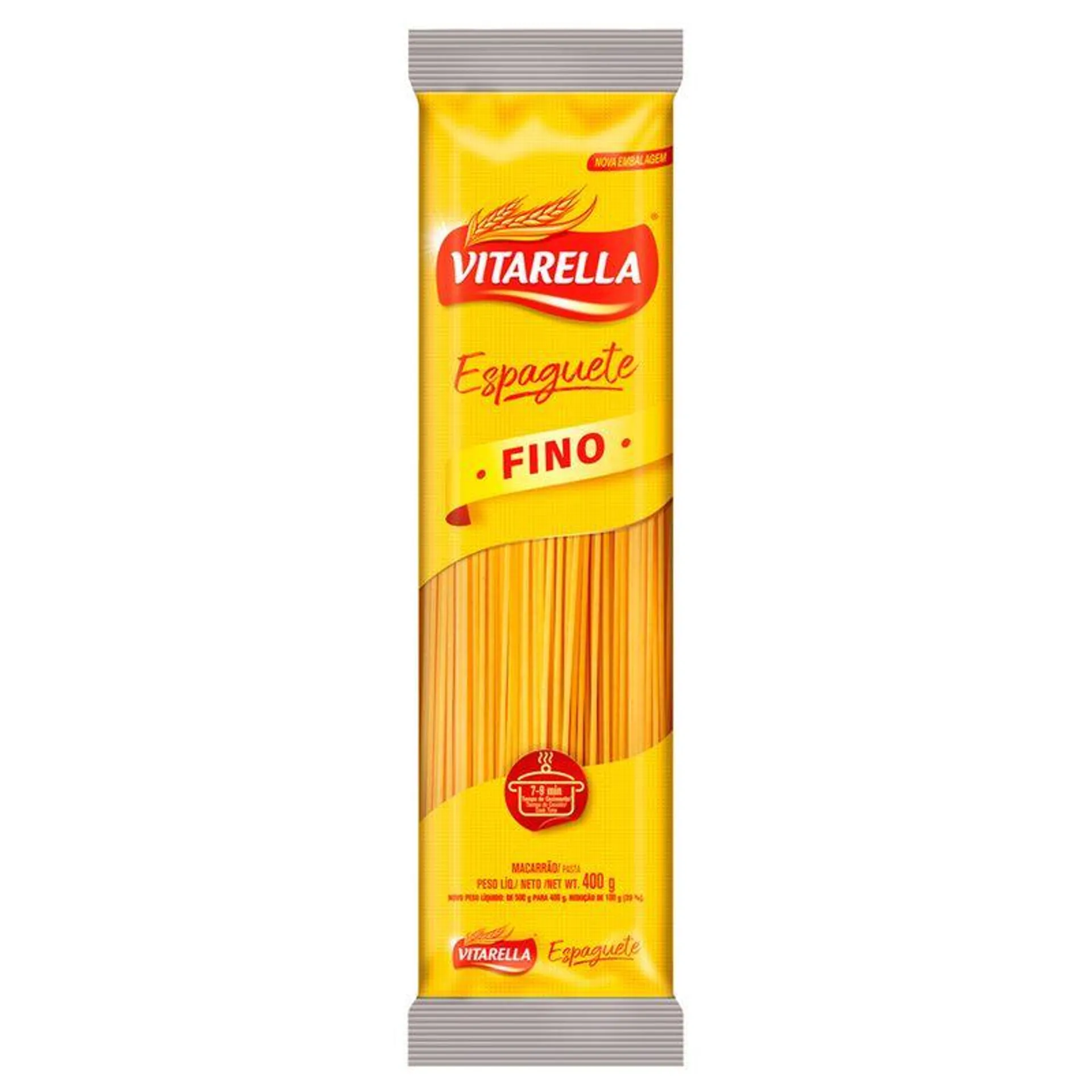 Macarrão Espaguete Fino Vitarella Pacote 400g