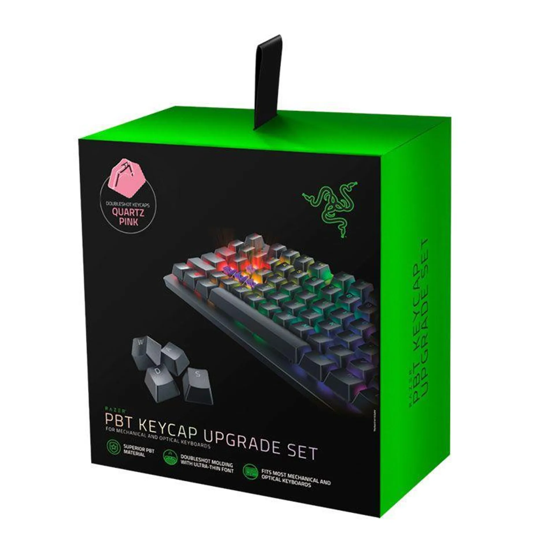 Conjunto de Teclas Razer PBT Doubleshot Rosa, RC21-01490300-R3M1