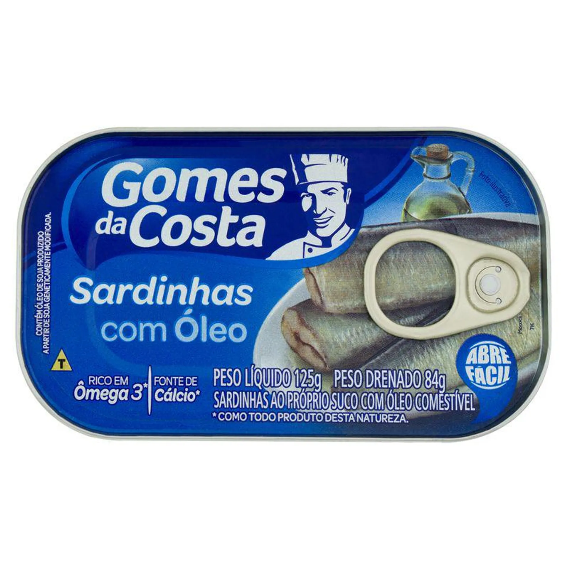 Sardinha com Óleo Gomes da Costa Lata 84g