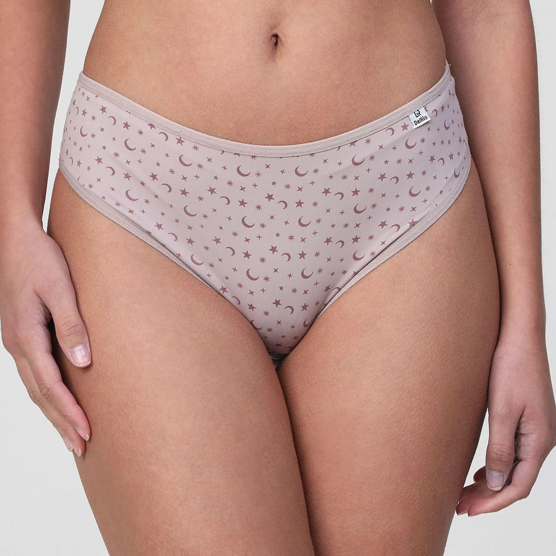 Kit 3 Calcinhas Estampadas Rosa/Roxo G - Delrio