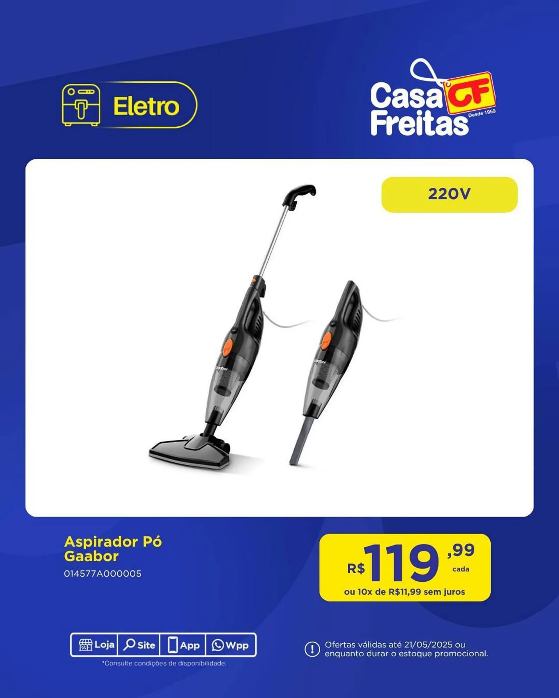 Encarte de Catálogo Casa Freitas 13 de maio até 21 de maio 2025 - Pagina 1