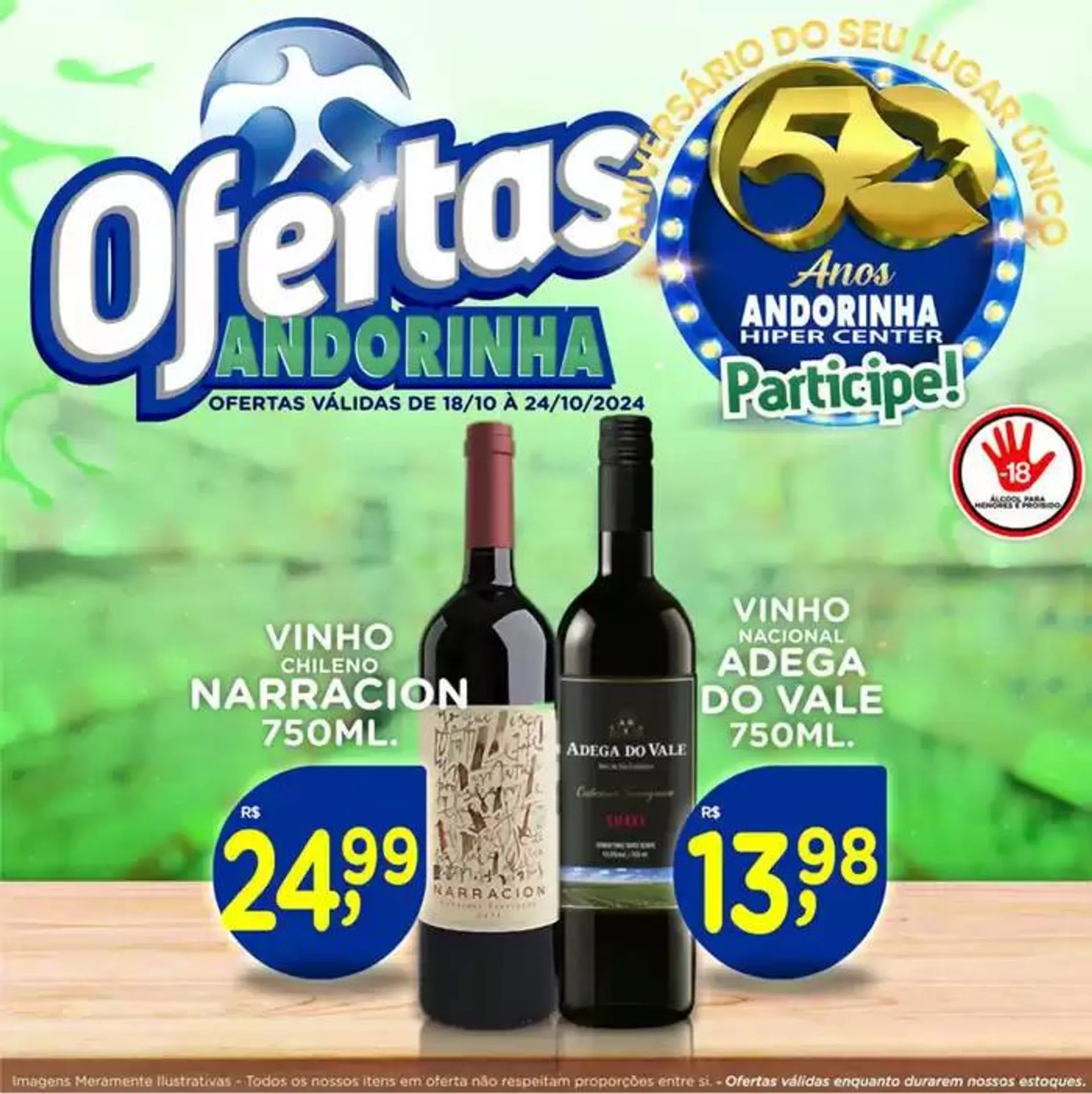 Encarte de Andorinha Hipermercado OFERTAS 18 de outubro até 24 de outubro 2024 - Pagina 10