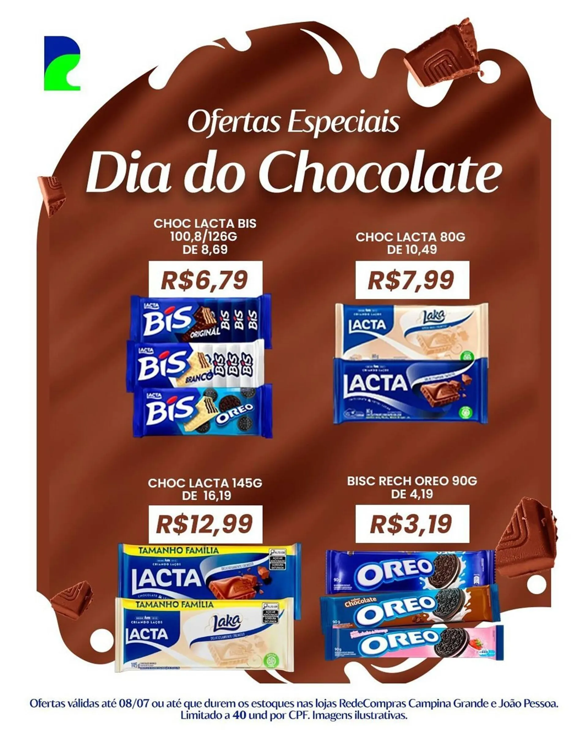 Encarte de Catálogo Rede Compras 7 de julho até 8 de julho 2025 - Pagina 1