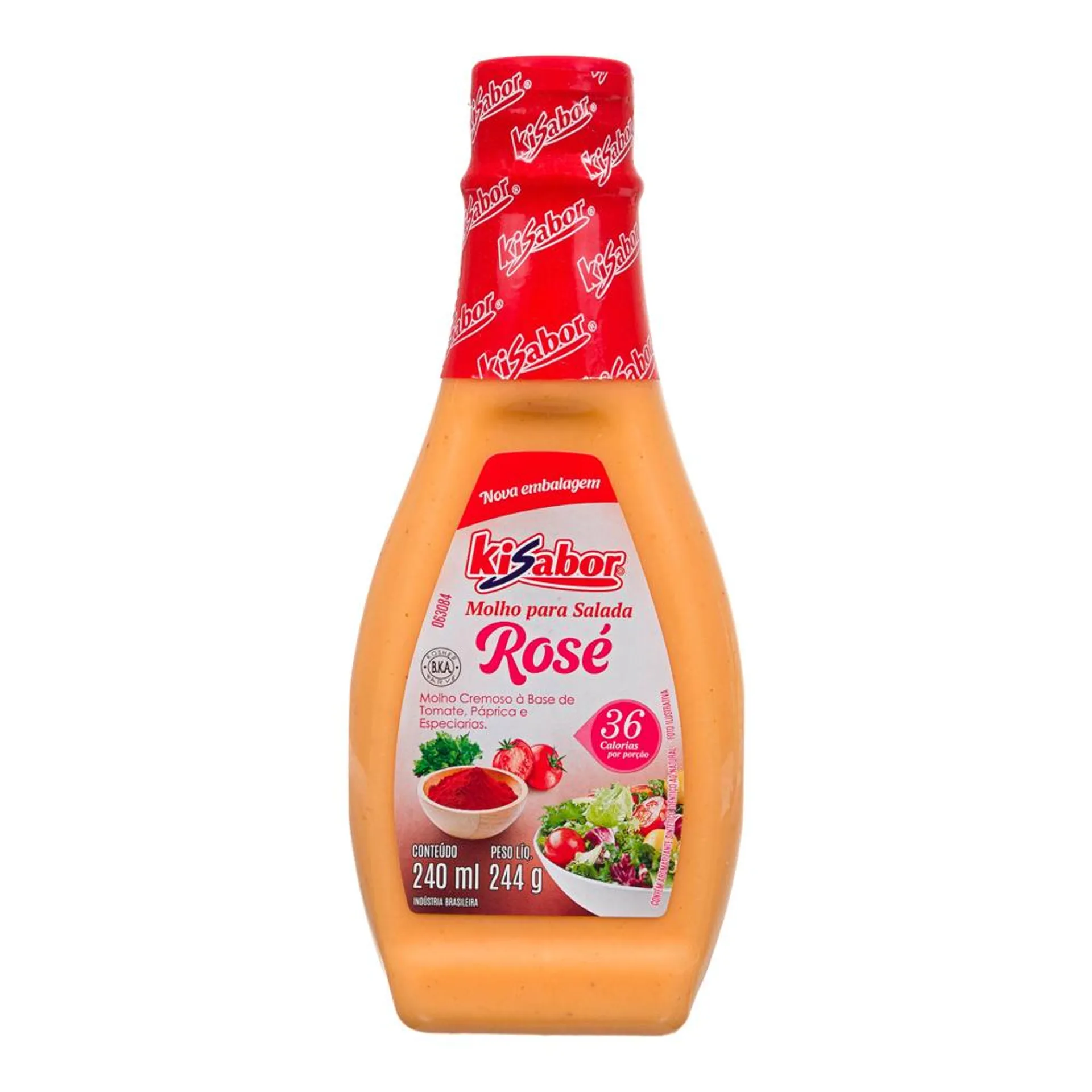 Molho Salada Kisabor Rose Pet 240ml