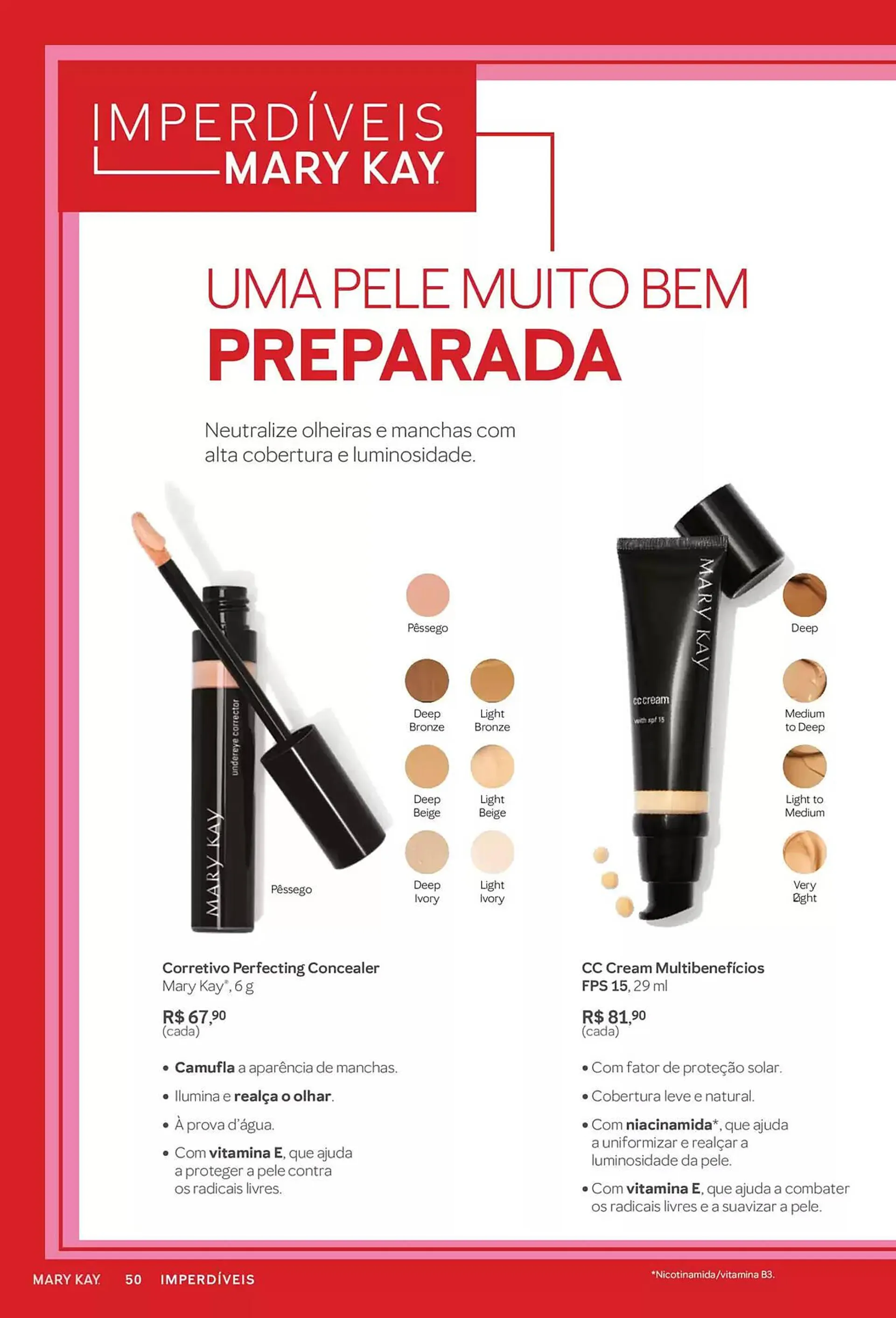 Encarte de Catálogo Mary Kay 3 de janeiro até 3 de julho 2025 - Pagina 50