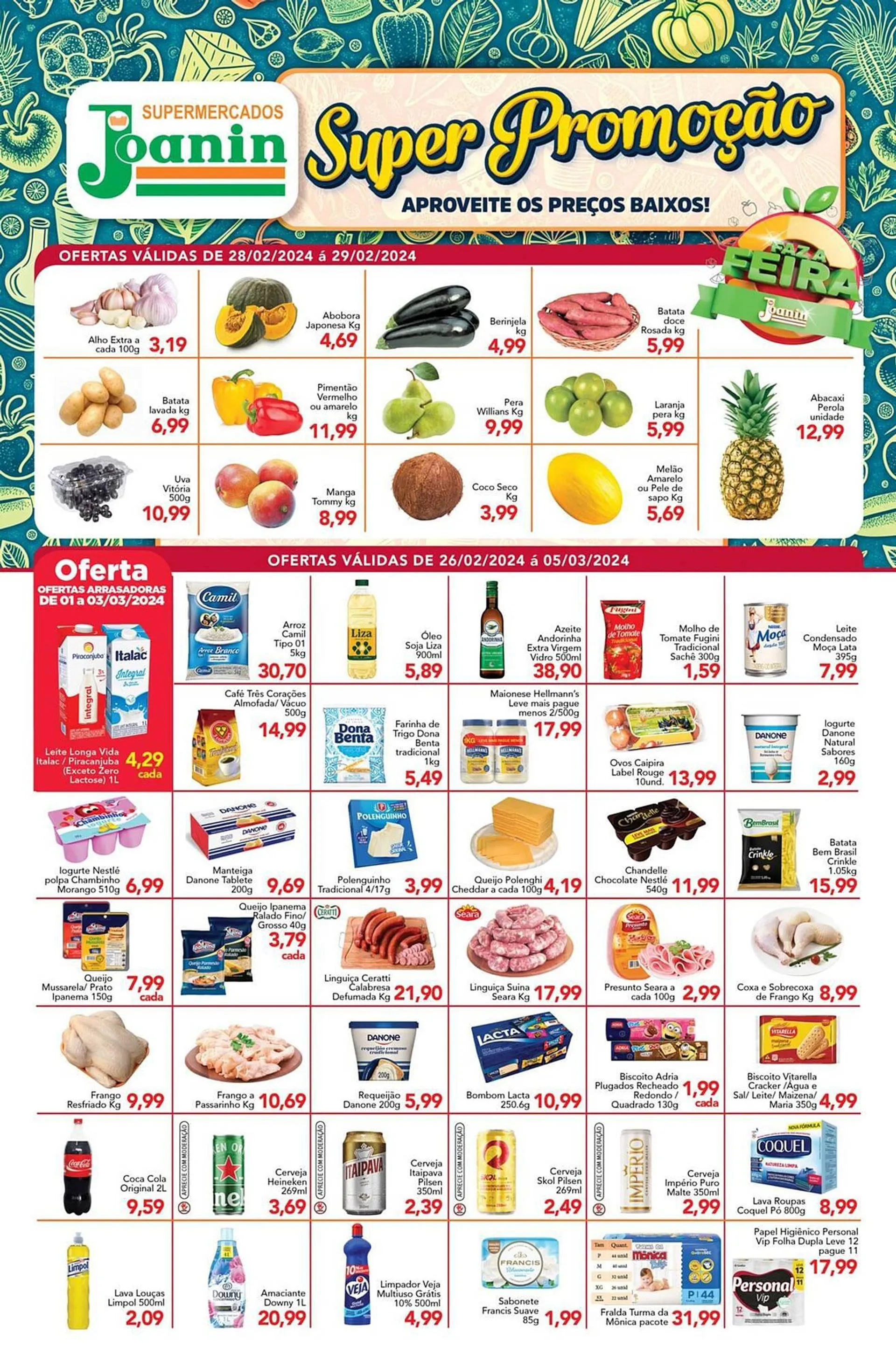 Encarte de Catálogo Supermercados Joanin 27 de fevereiro até 5 de março 2024 - Pagina 