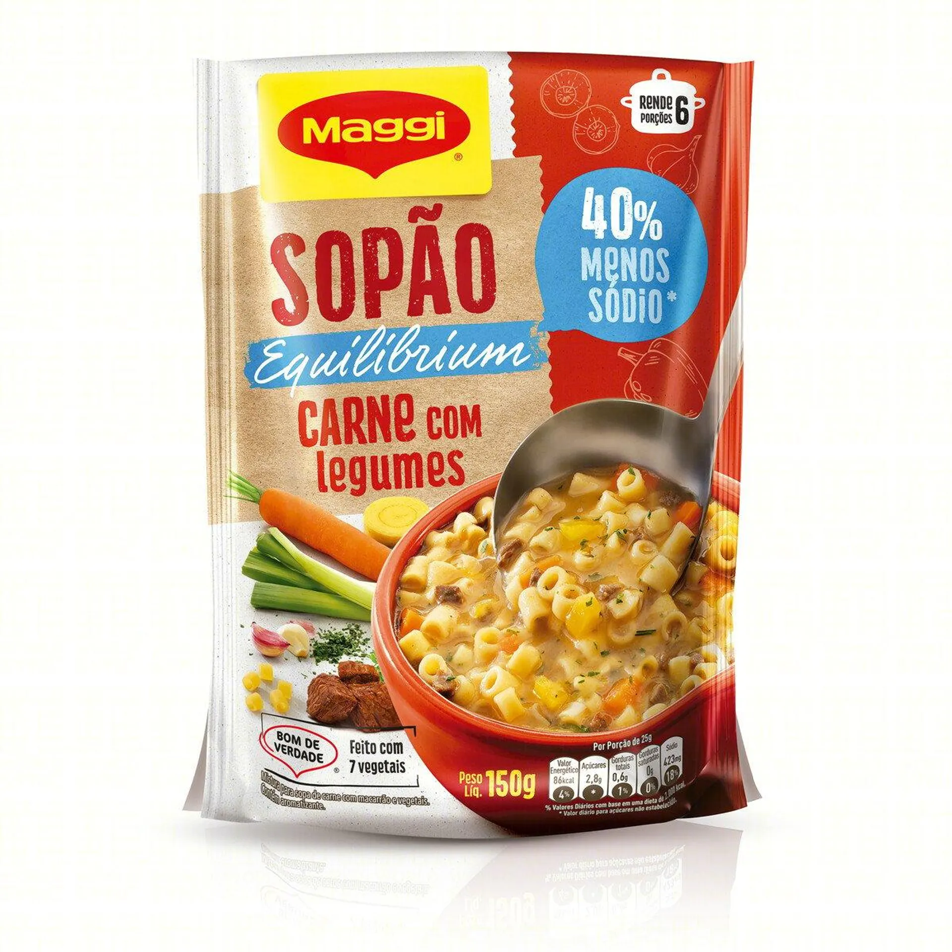 Sopão Maggi Equilibrium Carne 150g