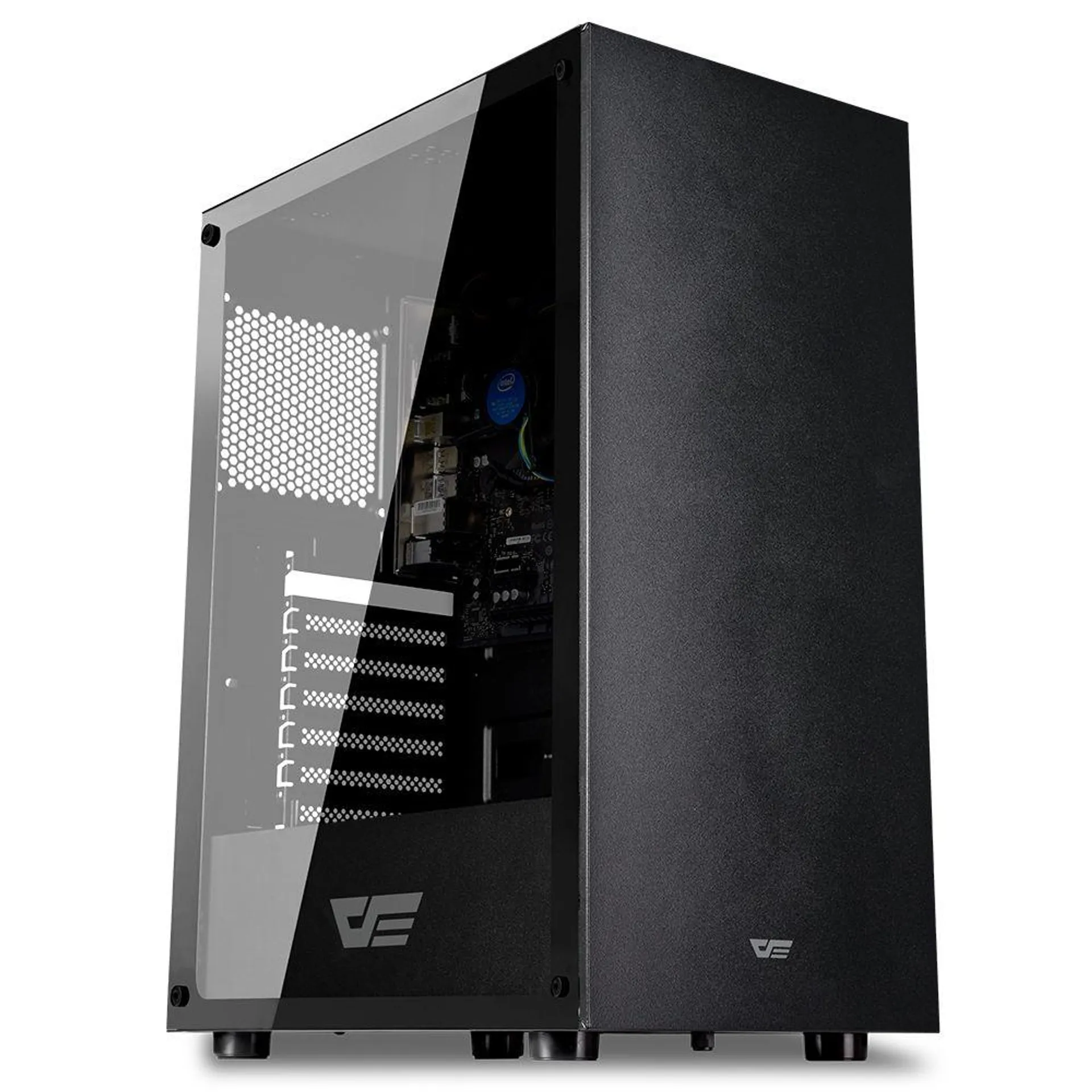 Computador Mancer Home HM723, Intel Core i7-4790, Radeon RX 550 2GB, 16GB DDR3, SSD 480GB + Monitor