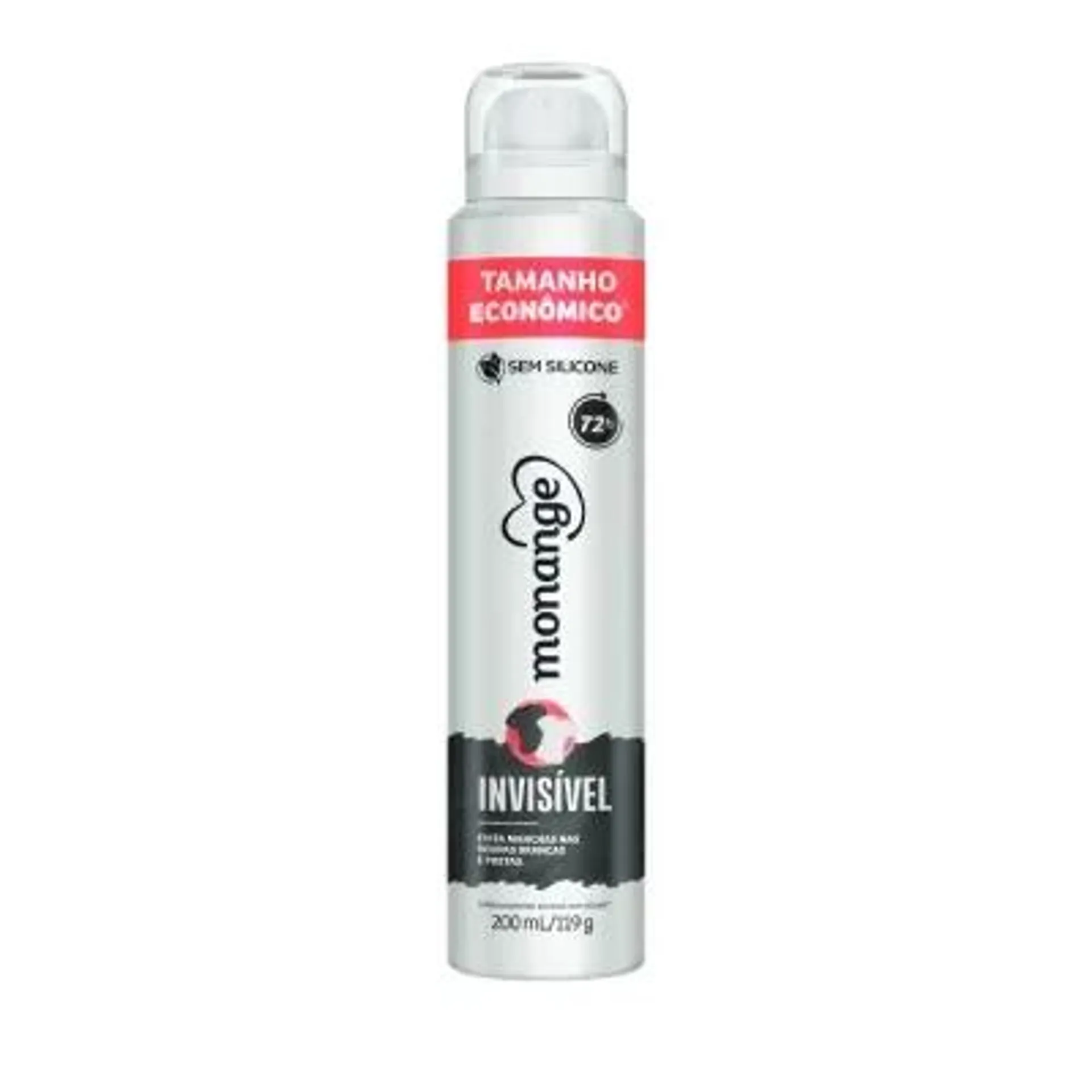 Desodorante Aerosol Monange Invisível 200ml