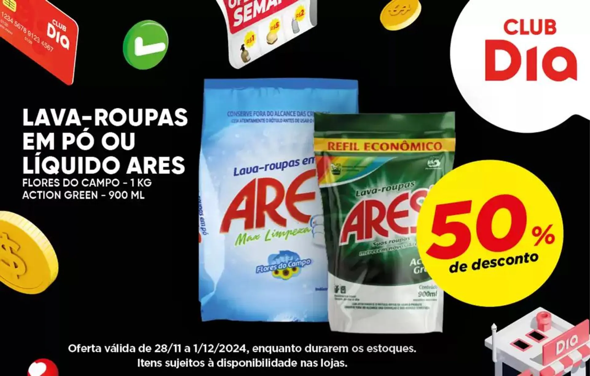 Encarte de Ofertas Supermercado Dia 29 de novembro até 1 de dezembro 2024 - Pagina 3