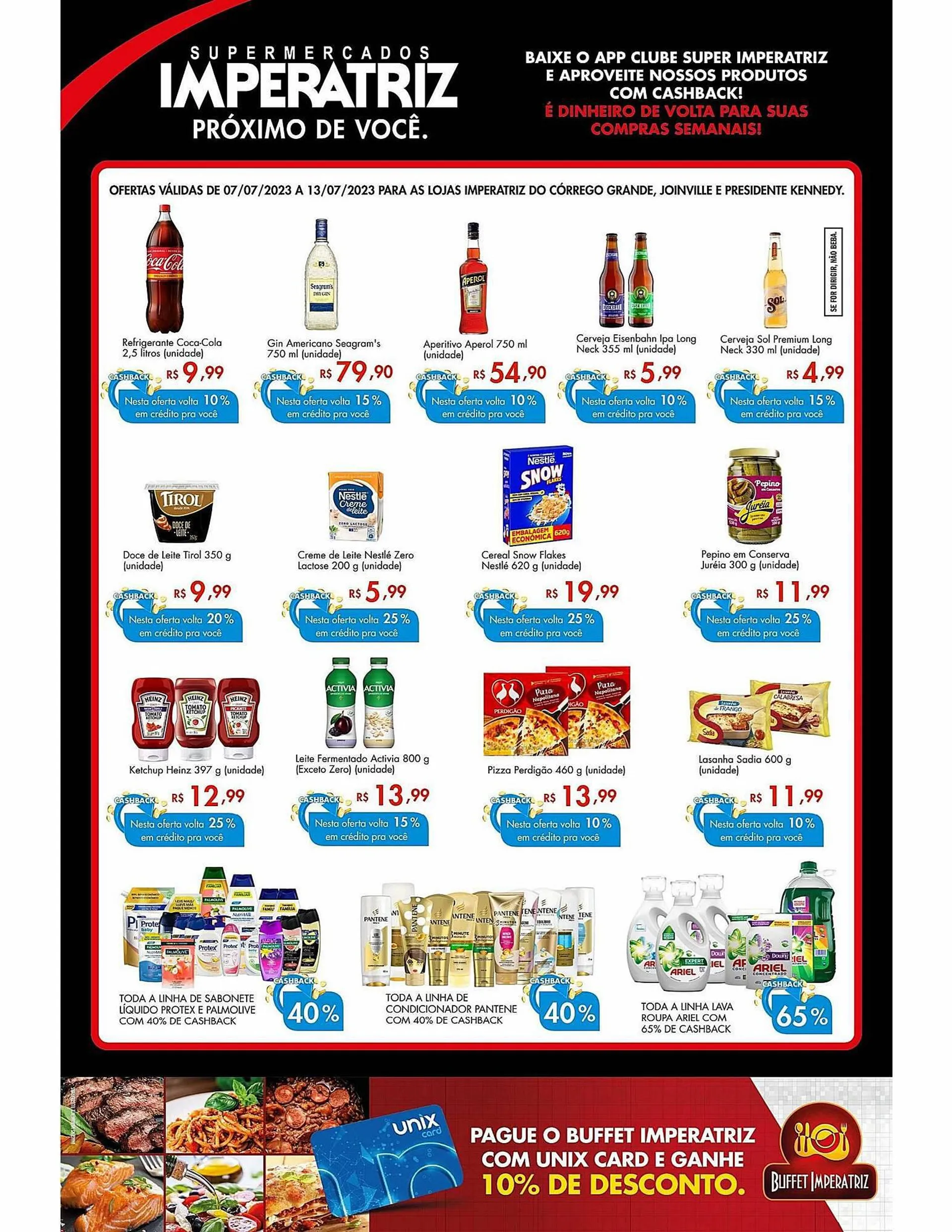 Encarte de Catálogo Supermercados Imperatriz 7 de julho até 13 de julho 2023 - Pagina 1