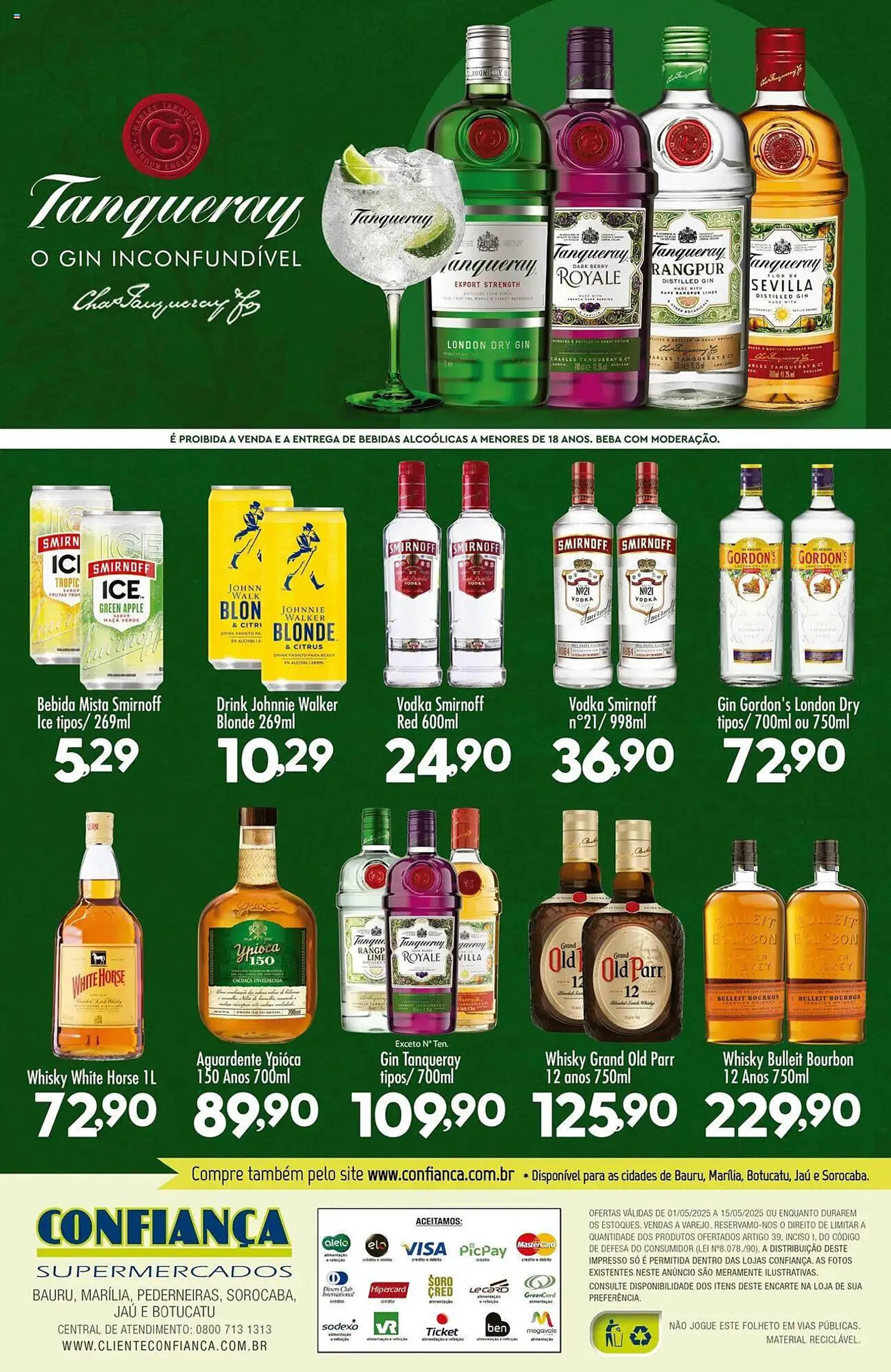 Encarte de Catálogo Confiança Supermercados 1 de maio até 15 de maio 2025 - Pagina 2
