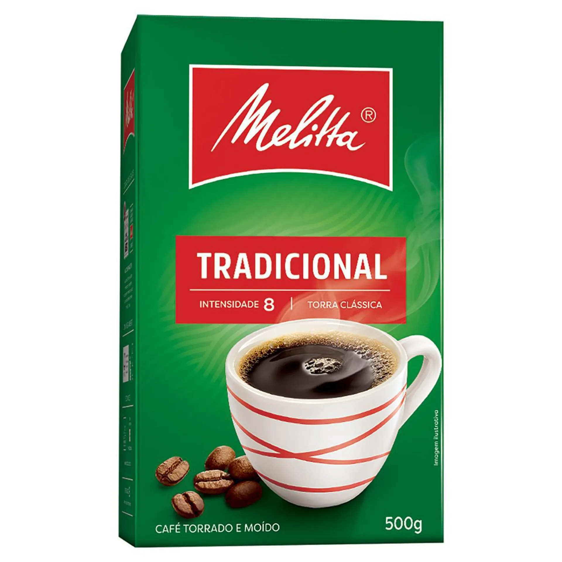 Café Torrado e Moído Tradicional Melitta Caixa 500g