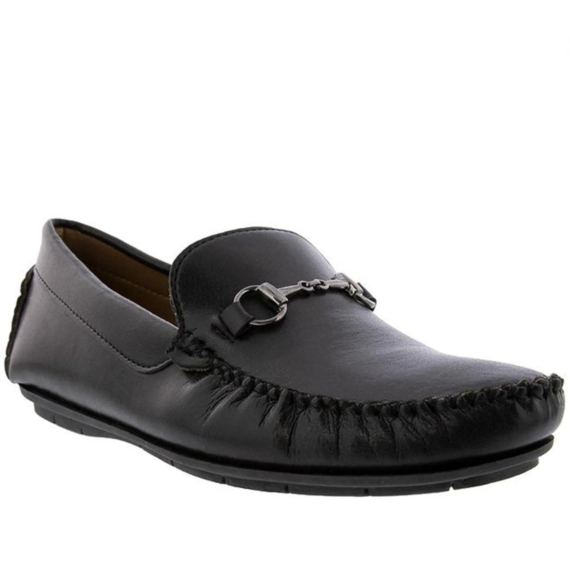 Mocassim Woche Detalhe Fivela Preto
