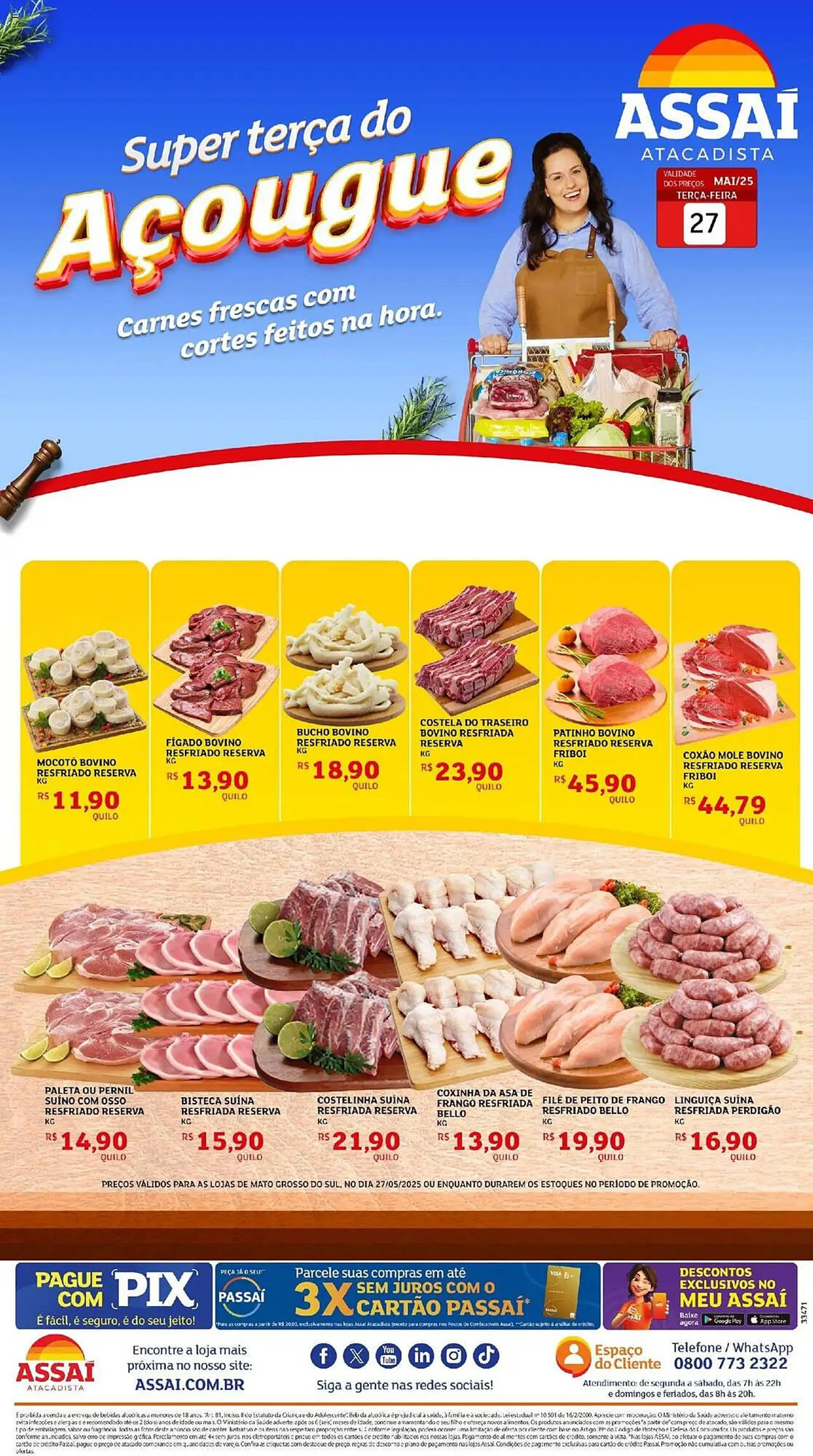 Encarte de Catálogo Assaí Atacadista 27 de maio até 28 de maio 2025 - Pagina 1
