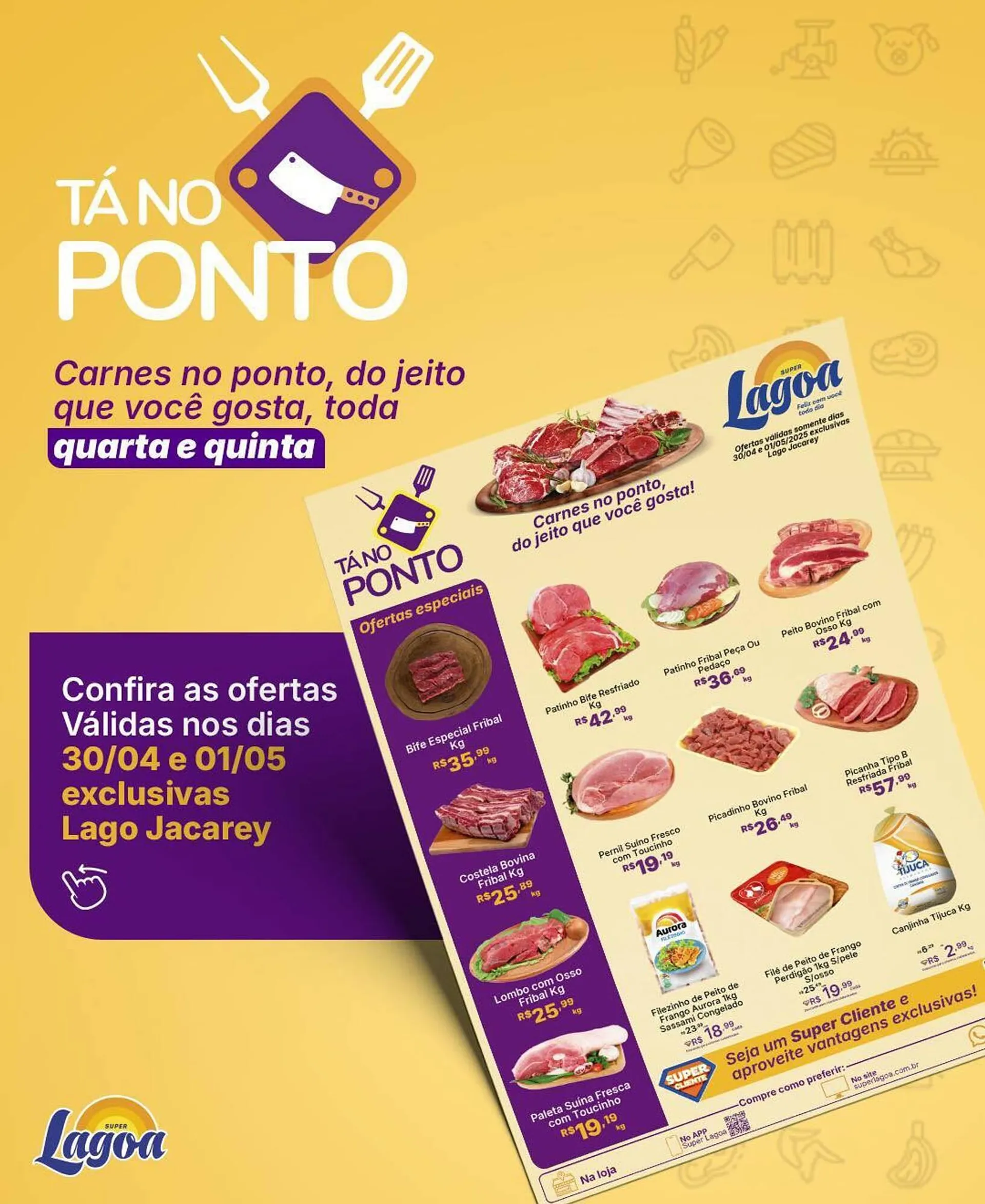 Encarte de Catálogo Super Lagoa 30 de abril até 1 de maio 2025 - Pagina 1