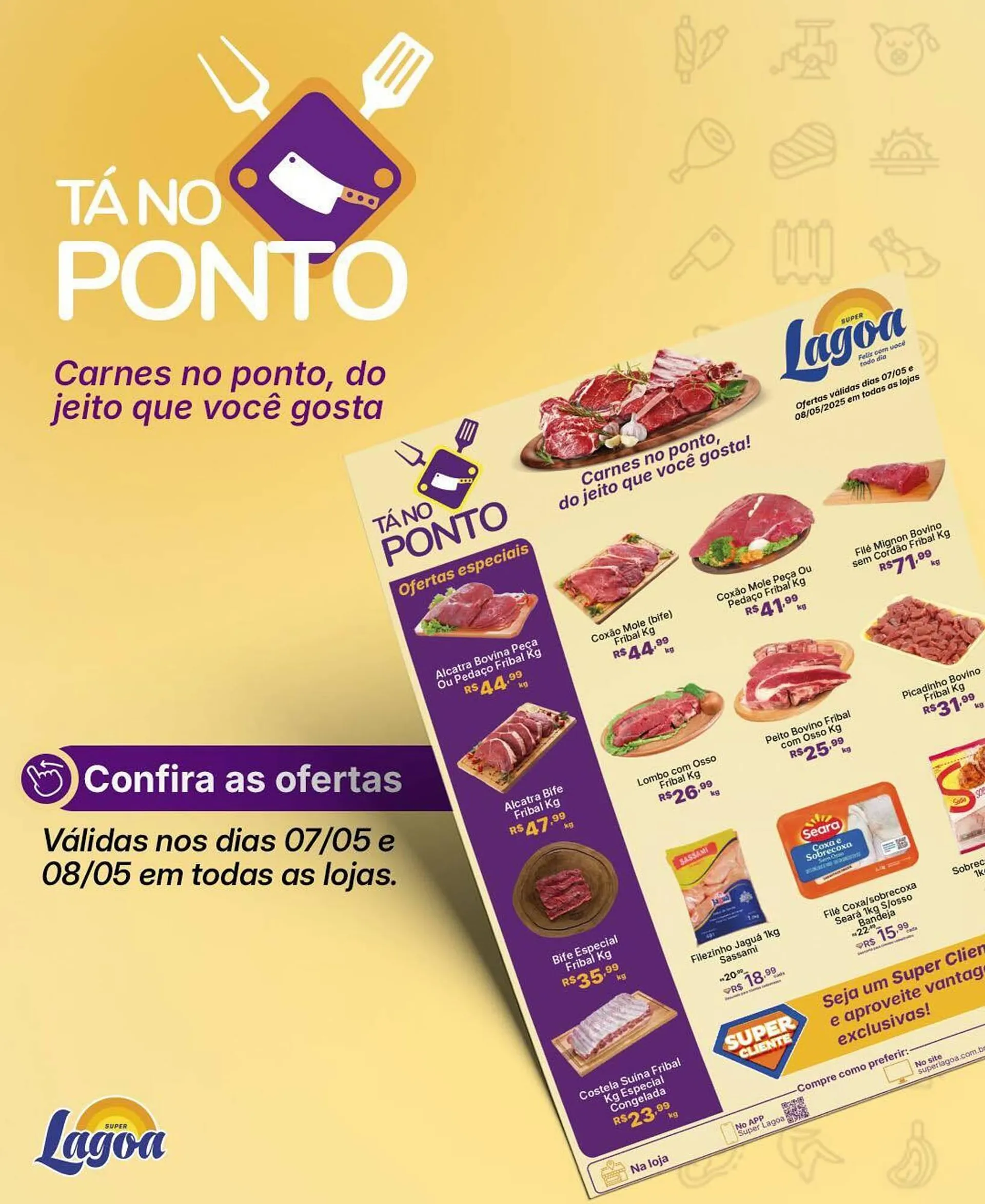 Encarte de Catálogo Super Lagoa 6 de maio até 8 de maio 2025 - Pagina 1