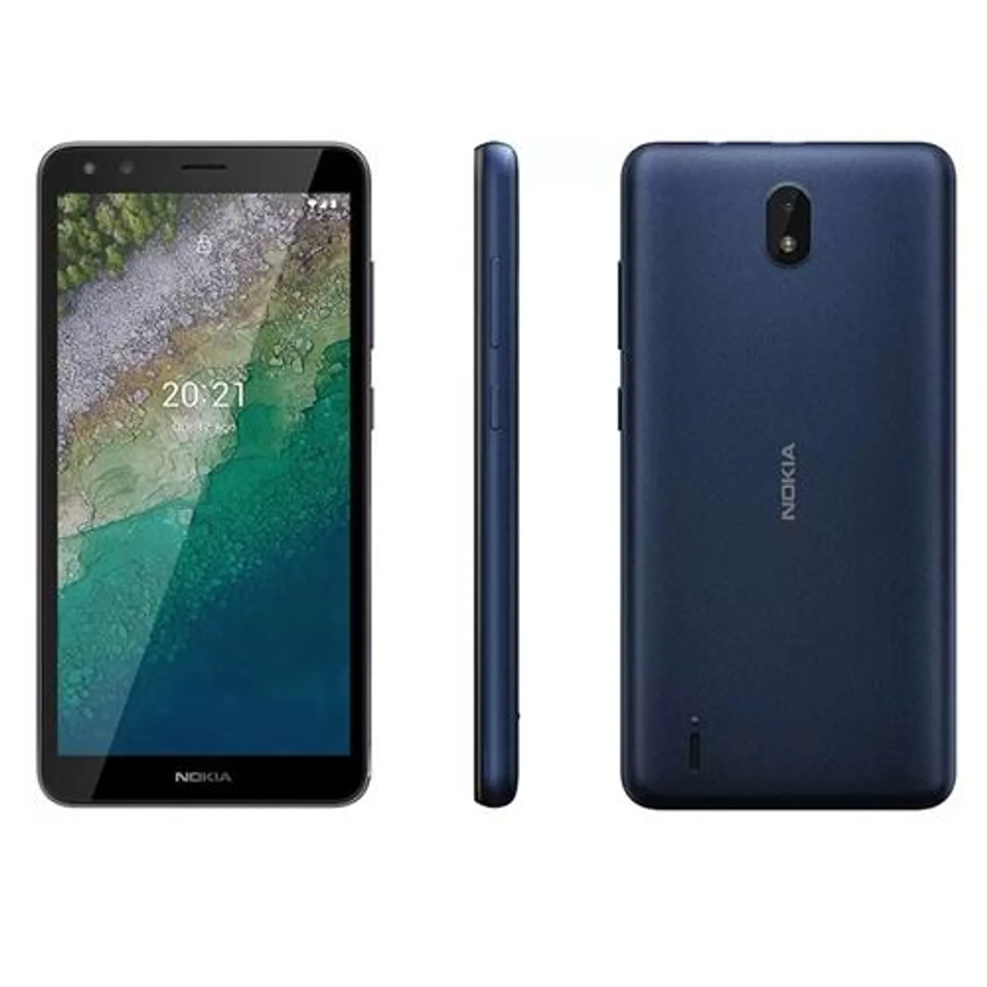 Smartphone Nokia C01 Plus 32GB, 4G, Tela 5.45?, Dual Chip, 1GB RAM, Câmera 5.0MP + Selfie 5.0MP