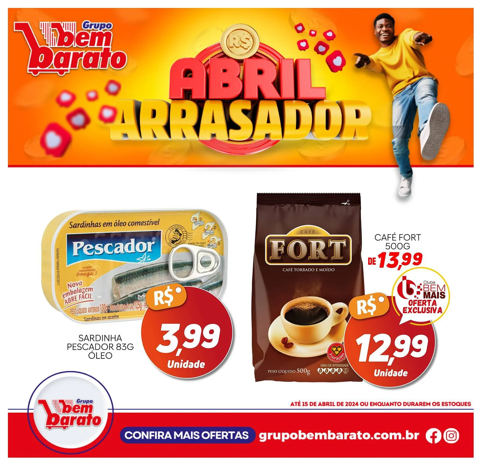 Encarte de Catálogo Supermercado Bem Barato 10 de abril até 15 de abril 2024 - Pagina 5
