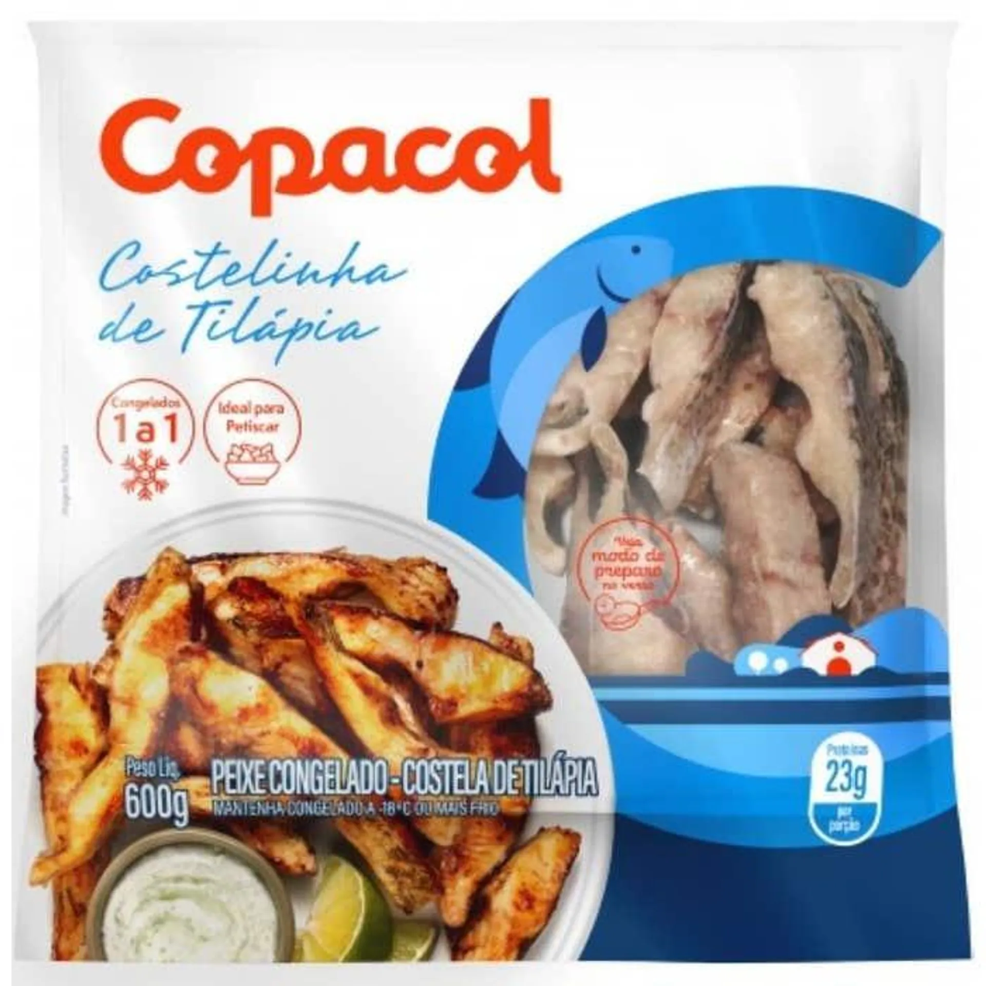 Costelinha De Tilápia Copacol 600g