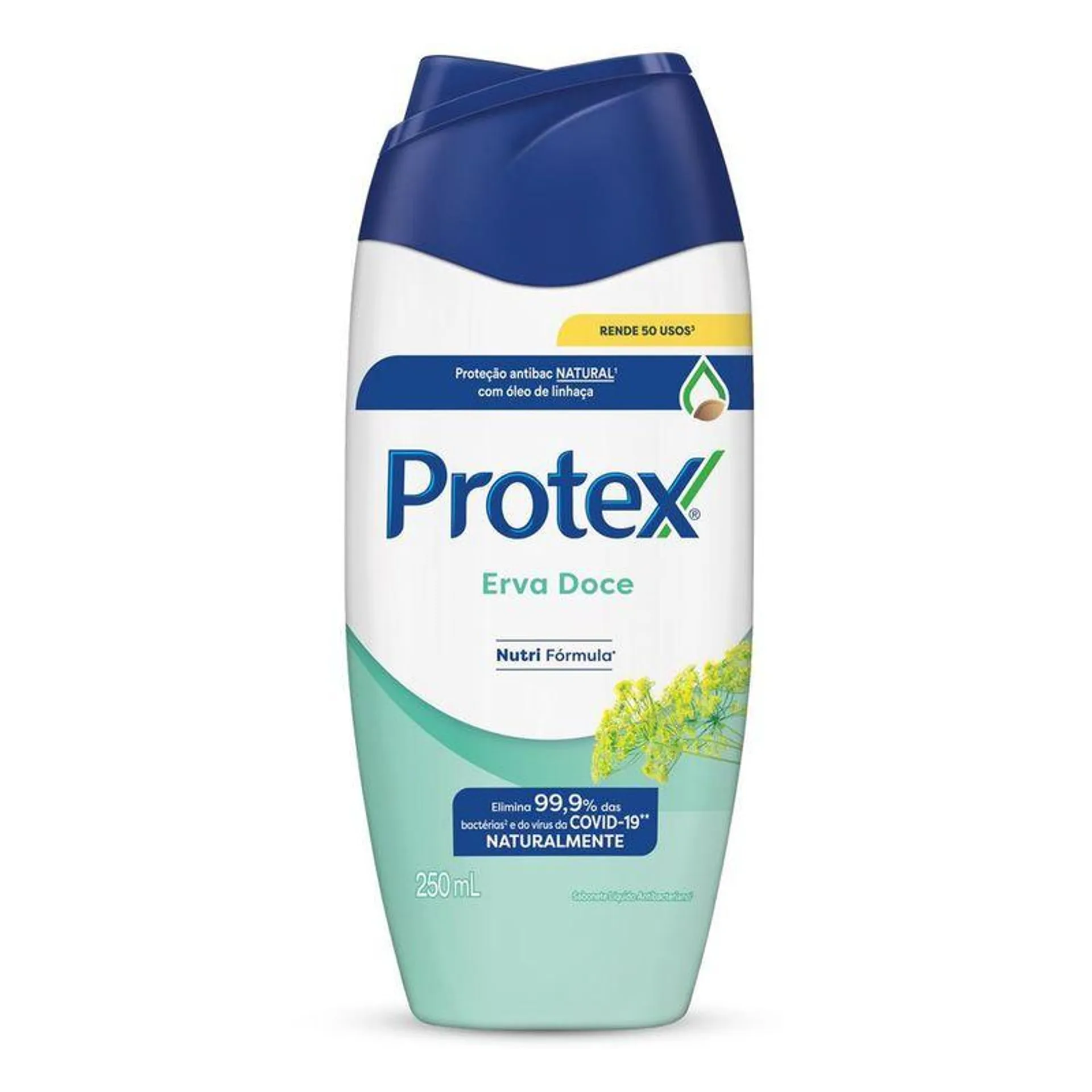 Sabonete Líquido Antibacteriano Protex 250ml Erva Doce