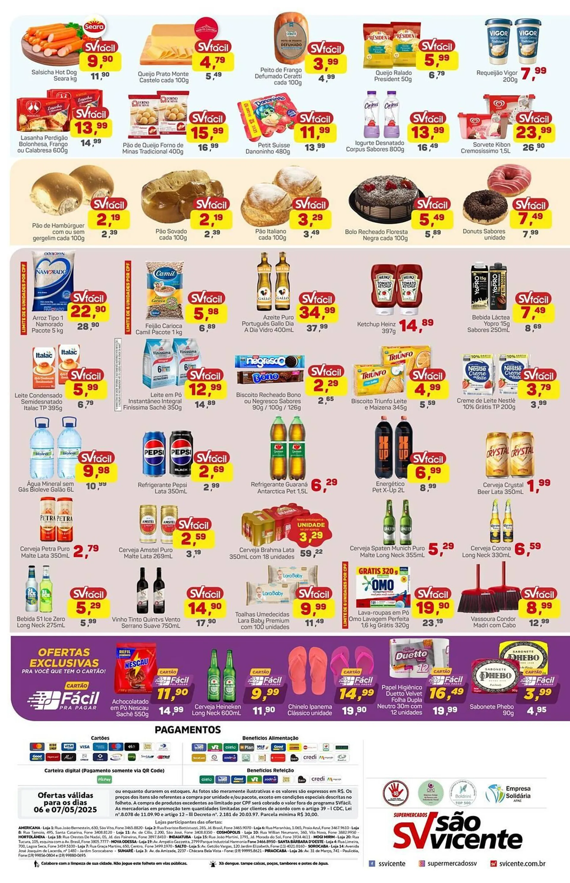 Encarte de Catálogo Supermercados São Vicente 6 de maio até 7 de maio 2025 - Pagina 2
