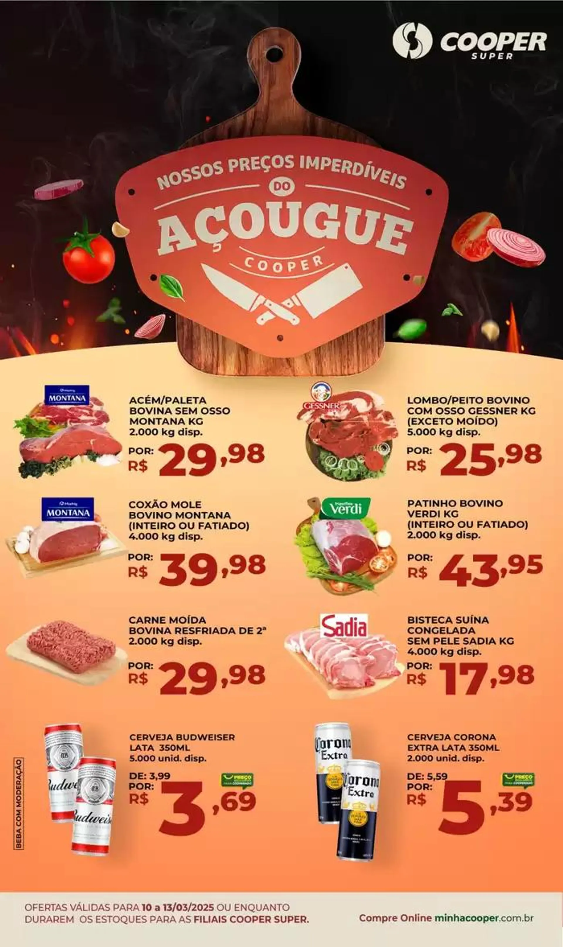 Encarte de ? Semanal Aougue ? 10 de março até 13 de março 2025 - Pagina 1