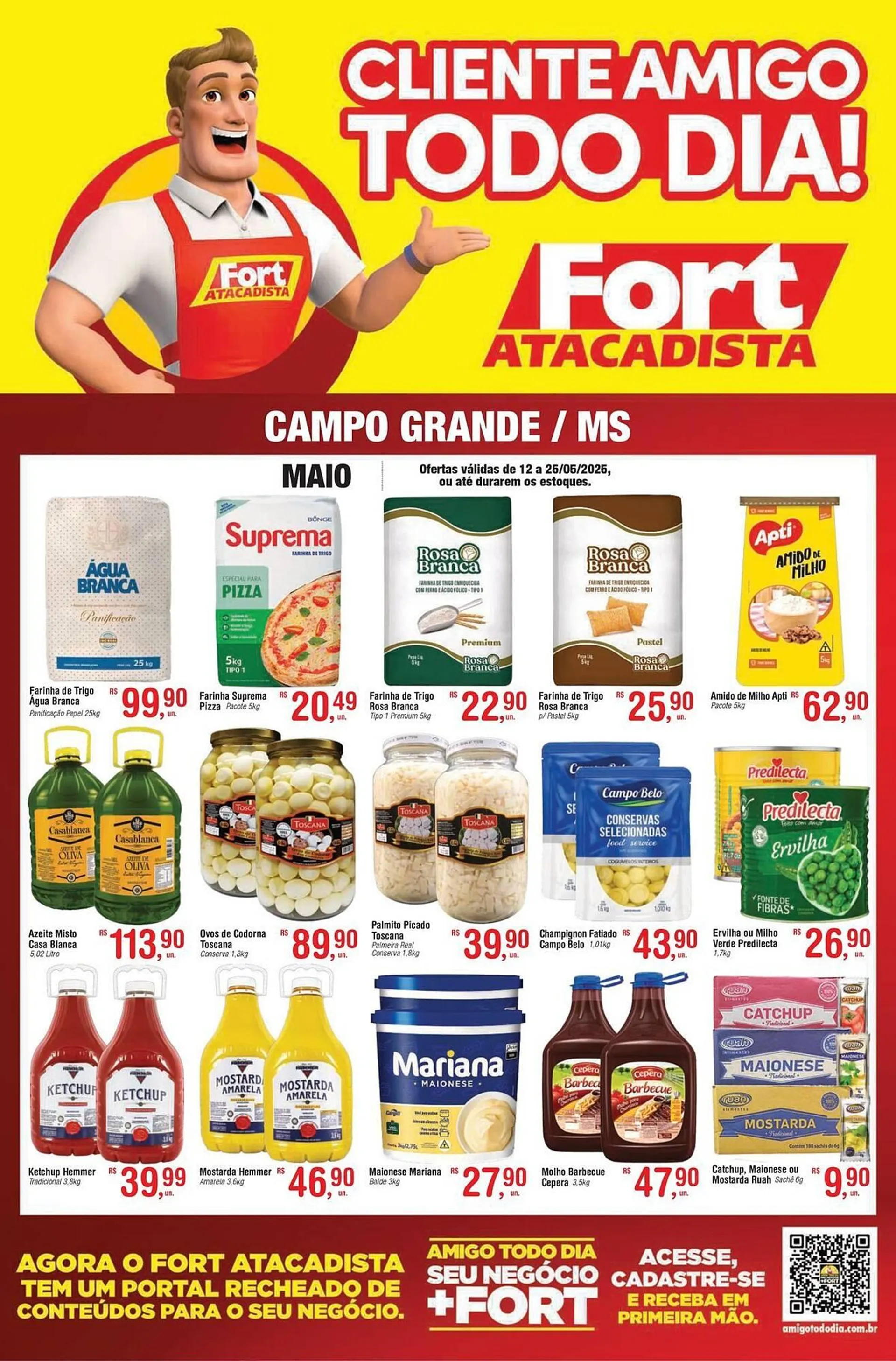 Encarte de Catálogo Fort Atacadista 12 de maio até 25 de maio 2025 - Pagina 1