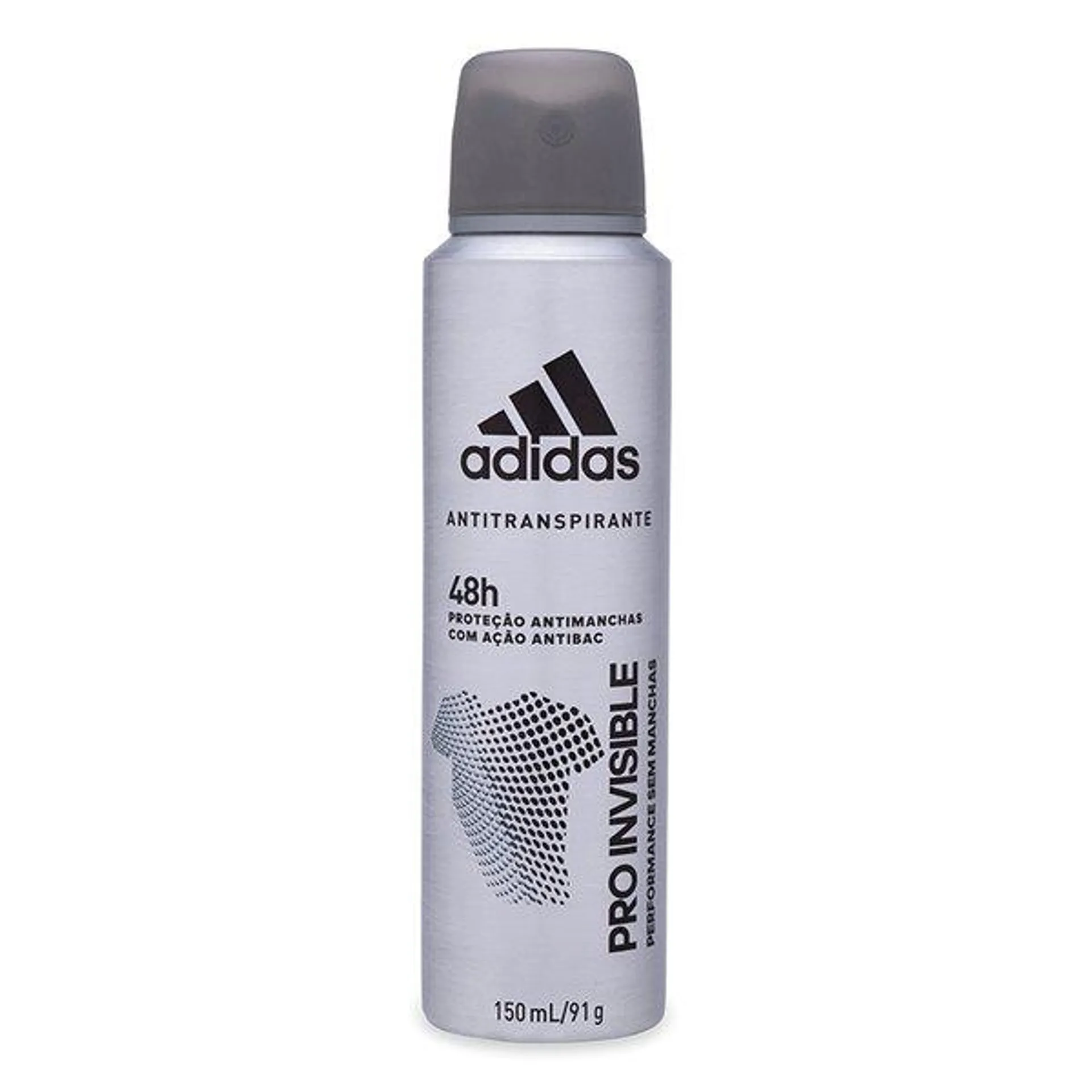 Desodorante Antitranspirante Aerossol Masculino Adidas Pro Invisible 150ml