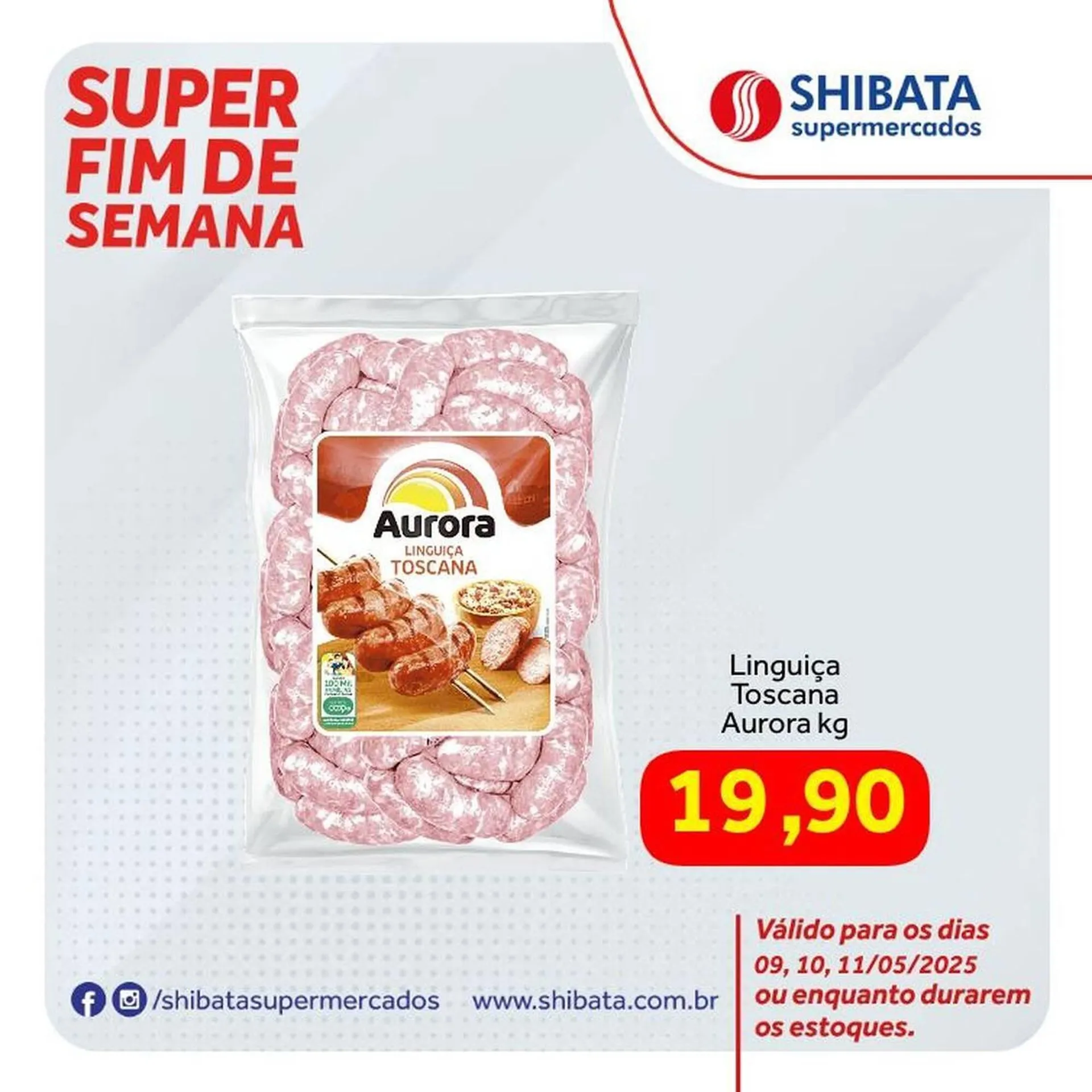 Encarte de Catálogo Shibata Supermercados 9 de maio até 11 de maio 2025 - Pagina 1