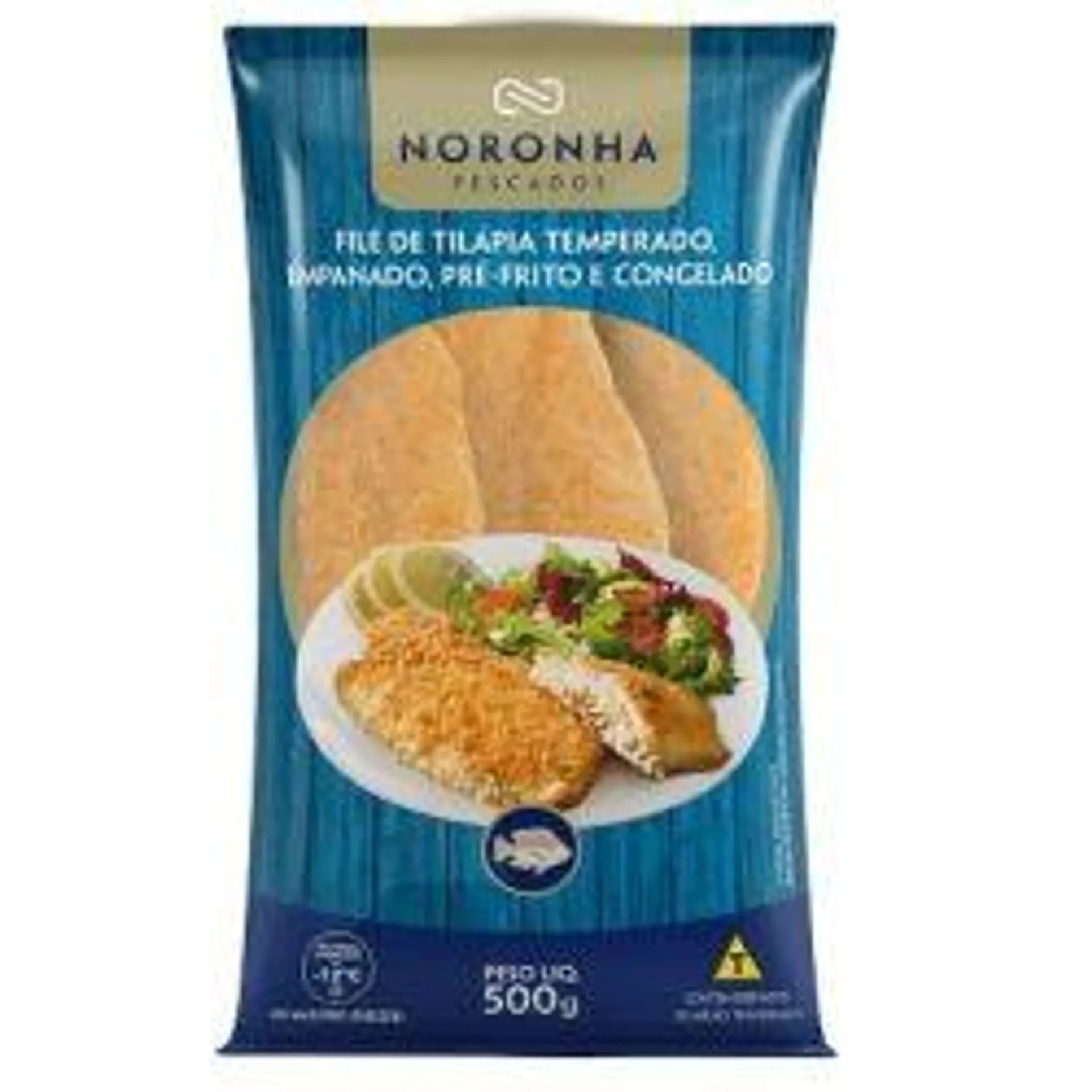 Filé Peixe Tilapia Emp Noronha Pc 500g