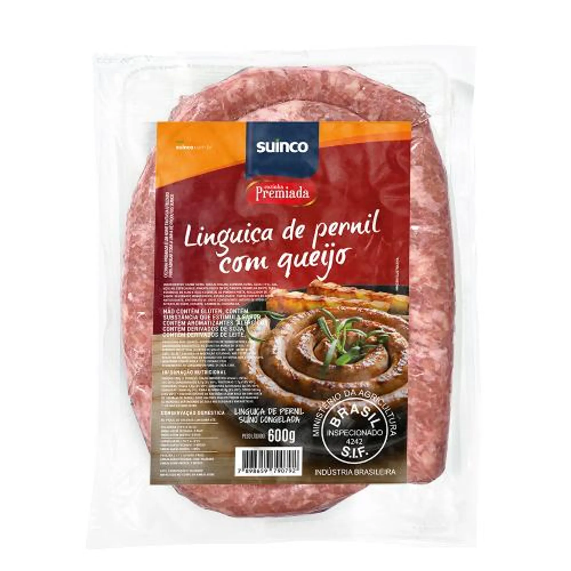 Linguiça de Pernil com Queijo Suinco 600G