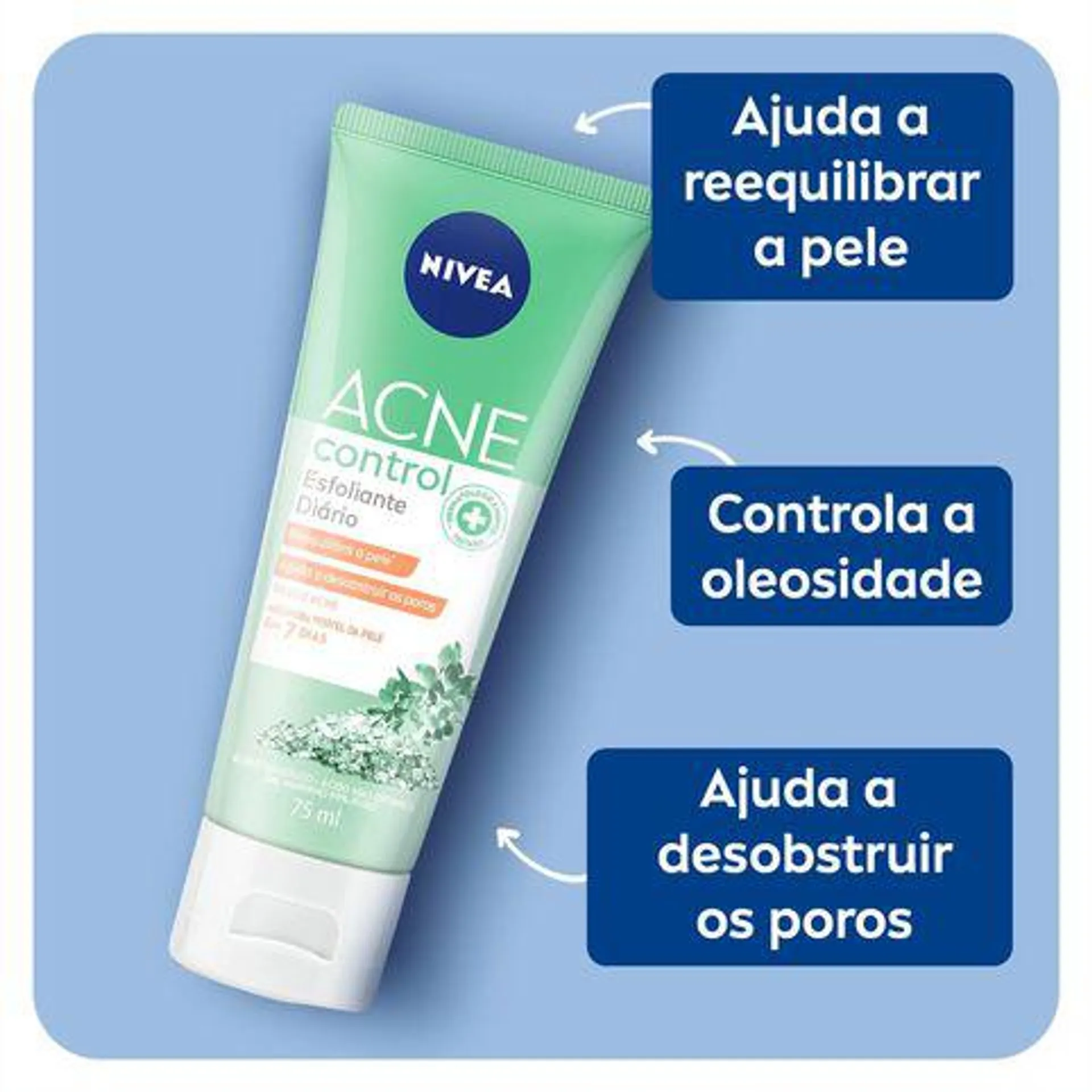 Esfoliante Facial Nivea Acne Control 75ml