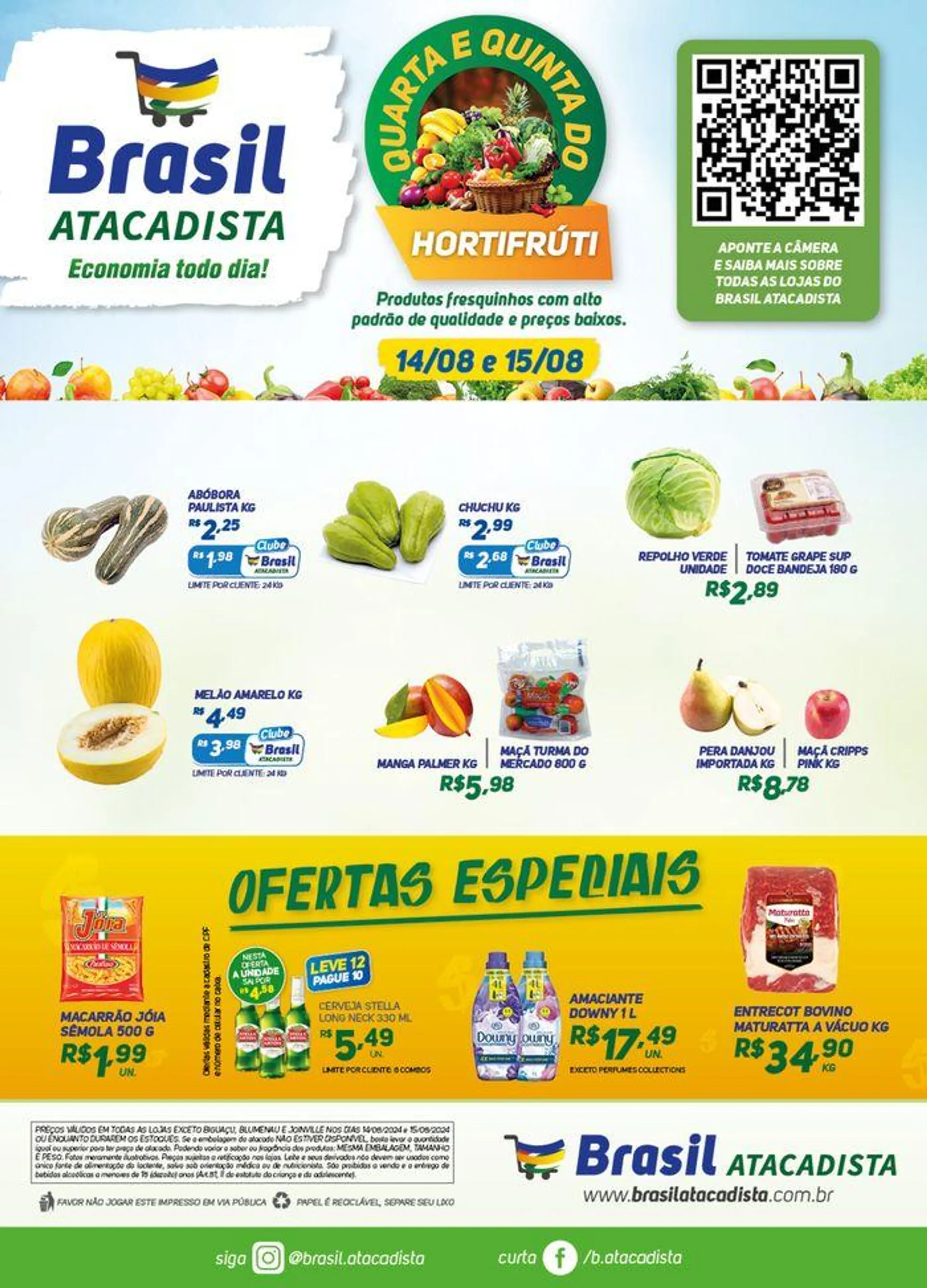 Encarte de Hortifrúti 14 de agosto até 15 de agosto 2024 - Pagina 2