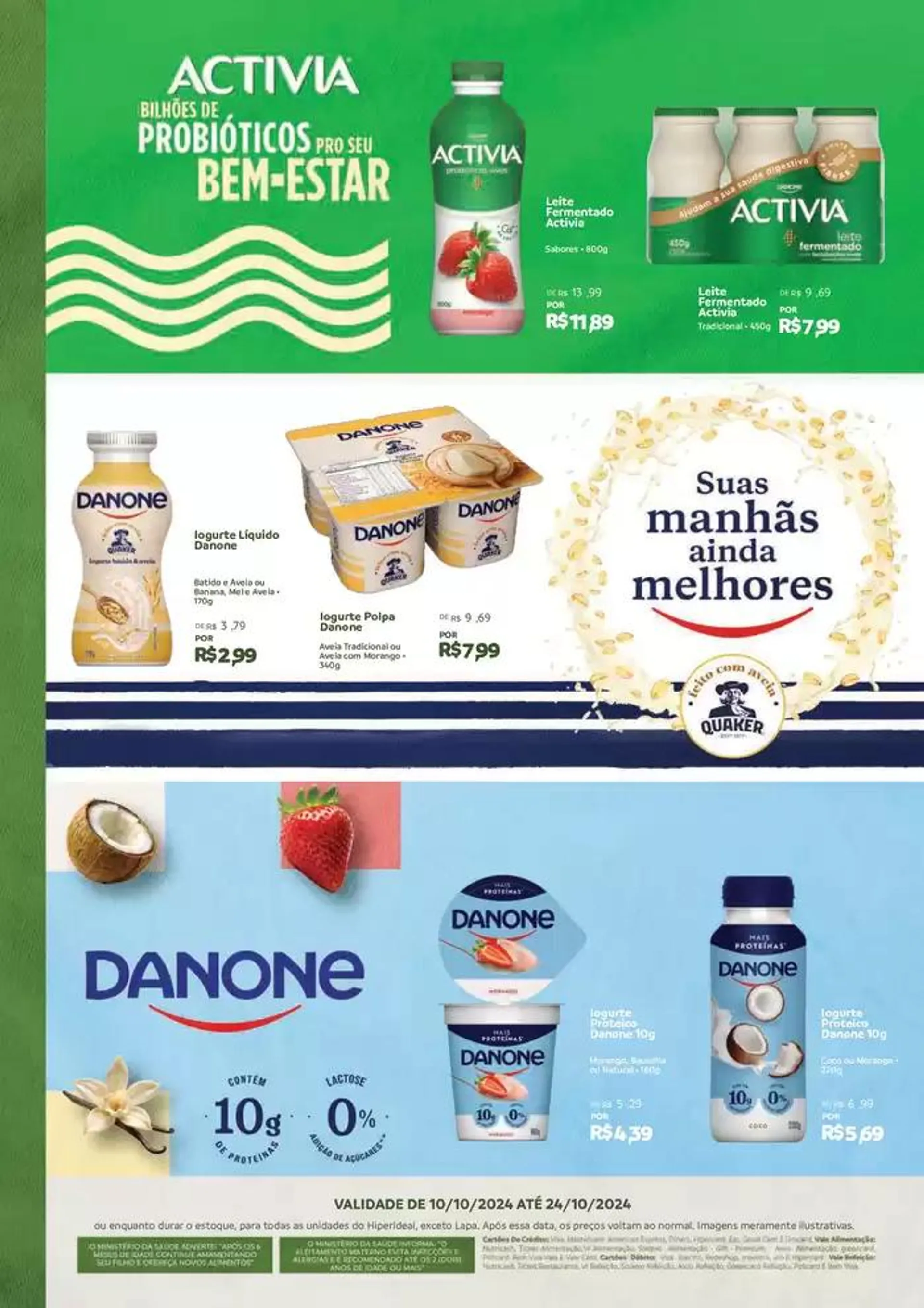 Encarte de Nutrição Para Sua Mesa Com Danone 10 de outubro até 24 de outubro 2024 - Pagina 2