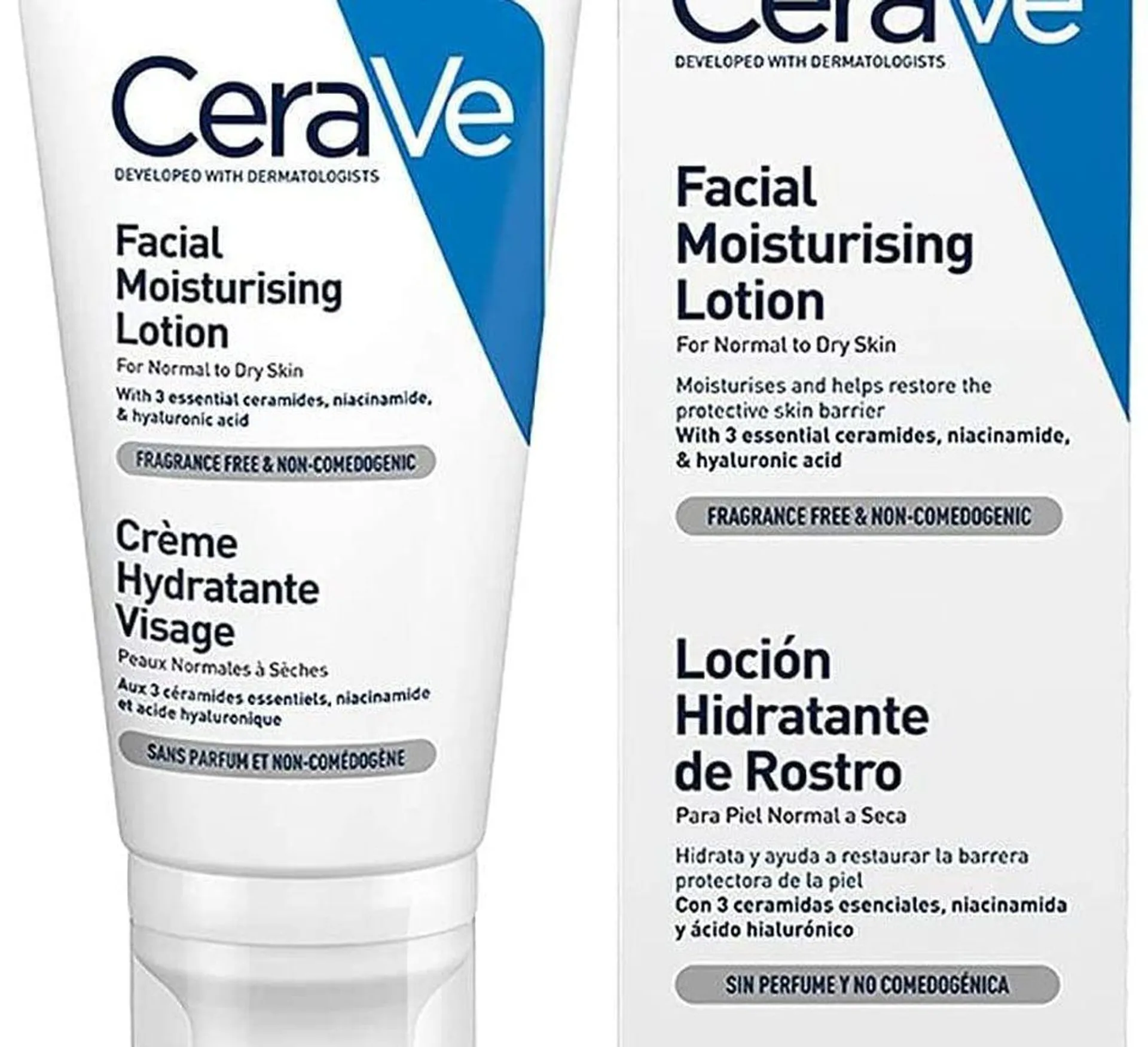 Loção Hidratante Facial Cerave com 52 ml