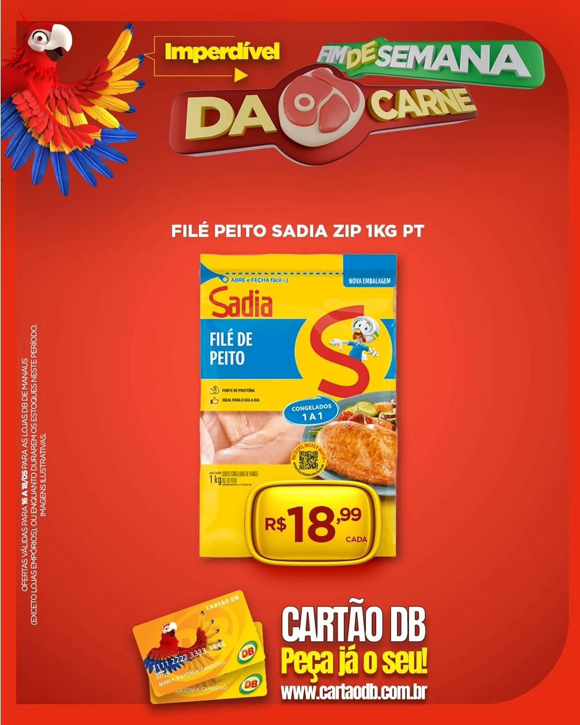 Encarte de Catálogo DB Supermercados 16 de maio até 18 de maio 2025 - Pagina 1