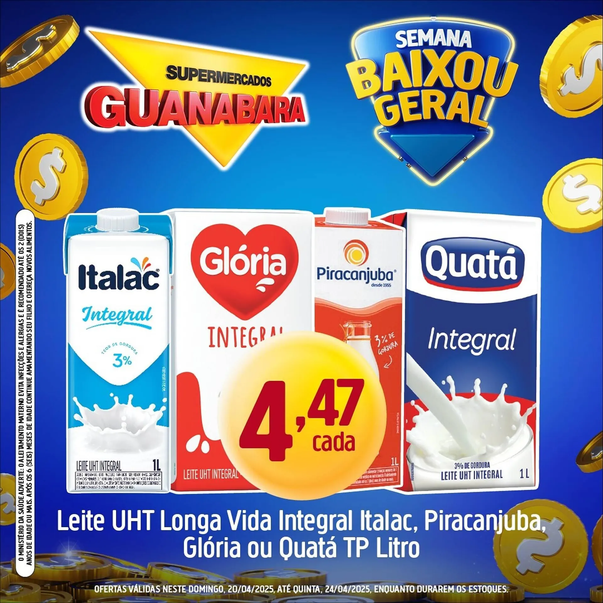 Encarte de Catálogo Supermercados Guanabara 21 de abril até 24 de abril 2025 - Pagina 2